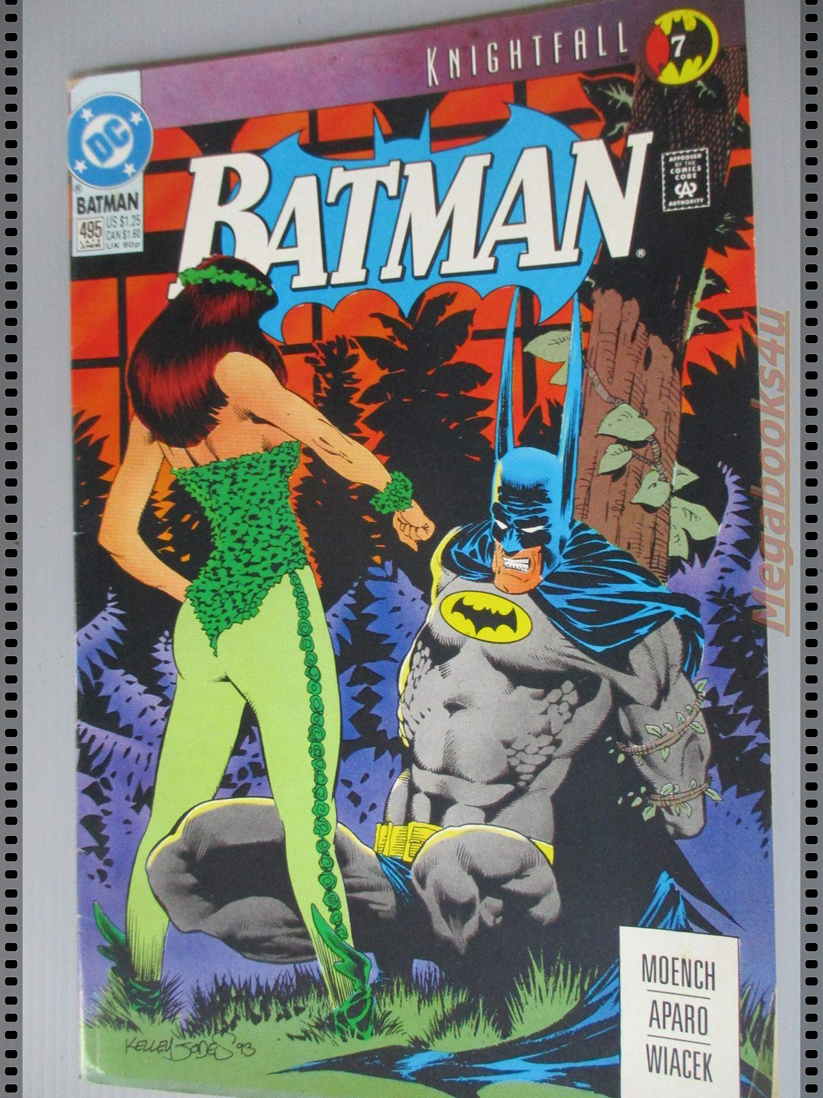 การ์ตูน DC comics การ์ตูนภาษาอังกฤษ แบทแมน BATMAN ฉบับที่ 495 ปี2536 ตอน STRANGE DEAD FELLOWS