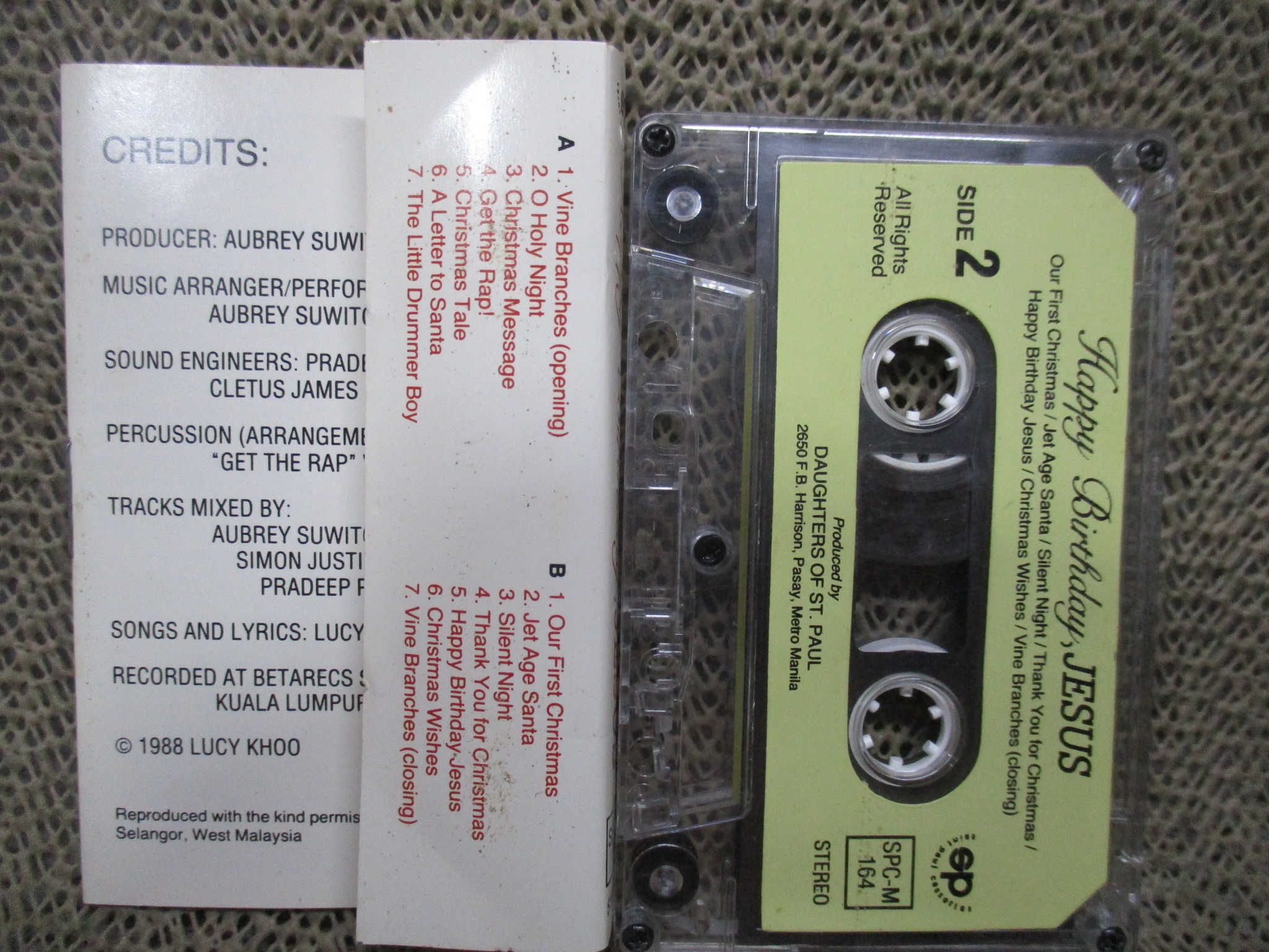 เทปเพลงสากล HAPPY BIRTHDAY JESUS