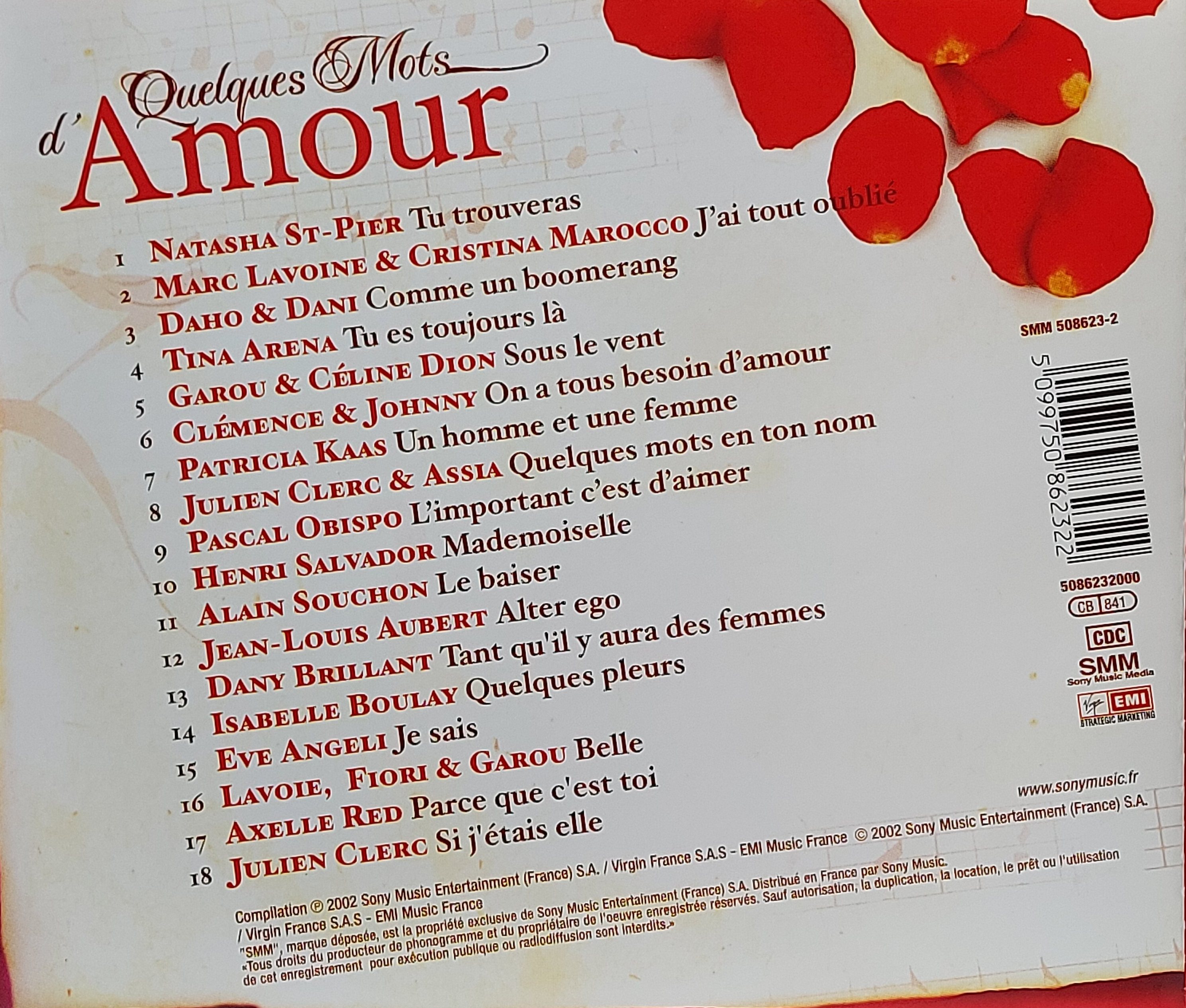 Used CD,Quelques Mots d'Amour (B)(Various Artists)(2002)(France)