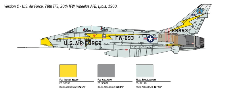 1/72 F-100F SUPER SABRE