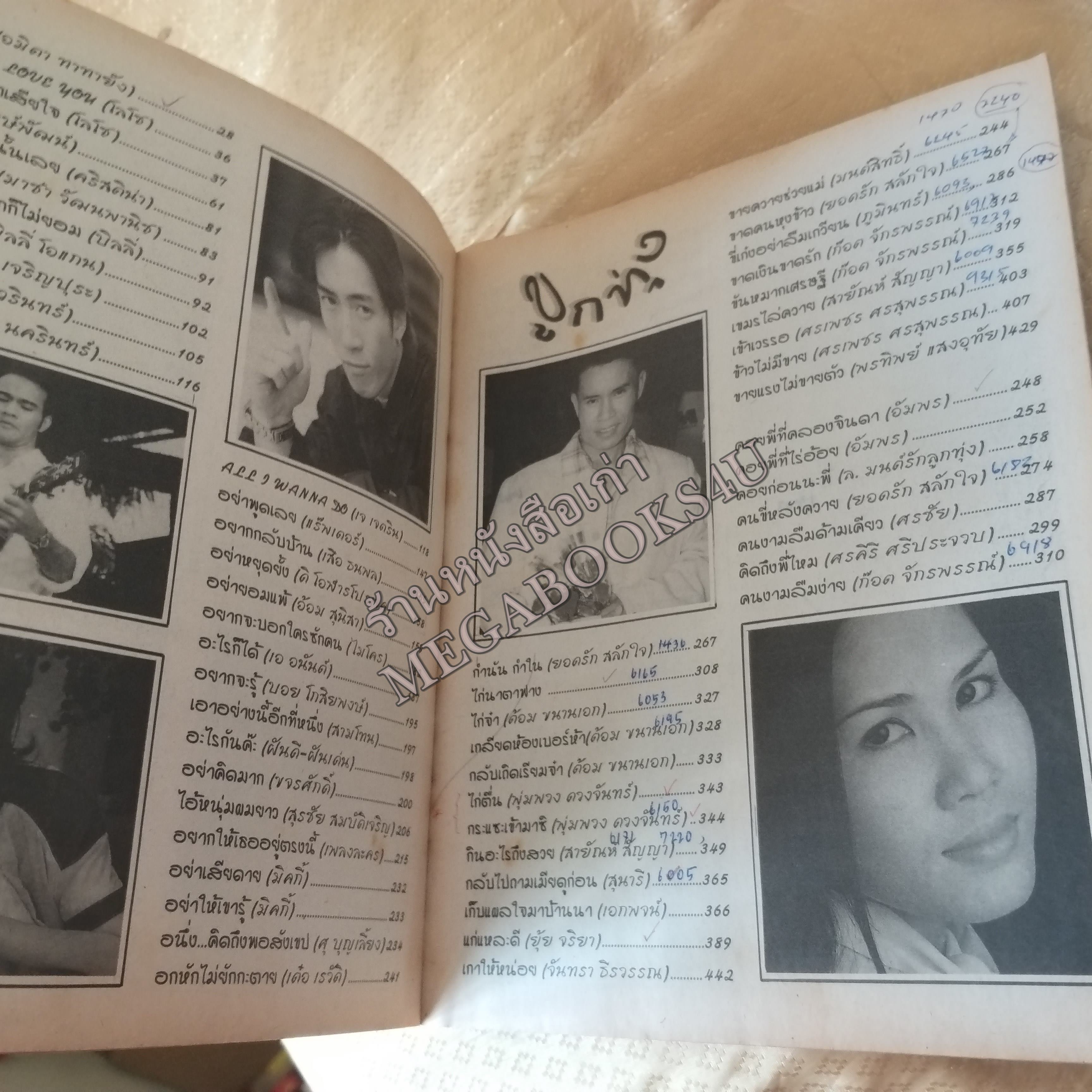 ทัศนาจร ฉบับที่xxx ปี25xx หนังสือเพลงพร้อมคอร์ดกีตาร์