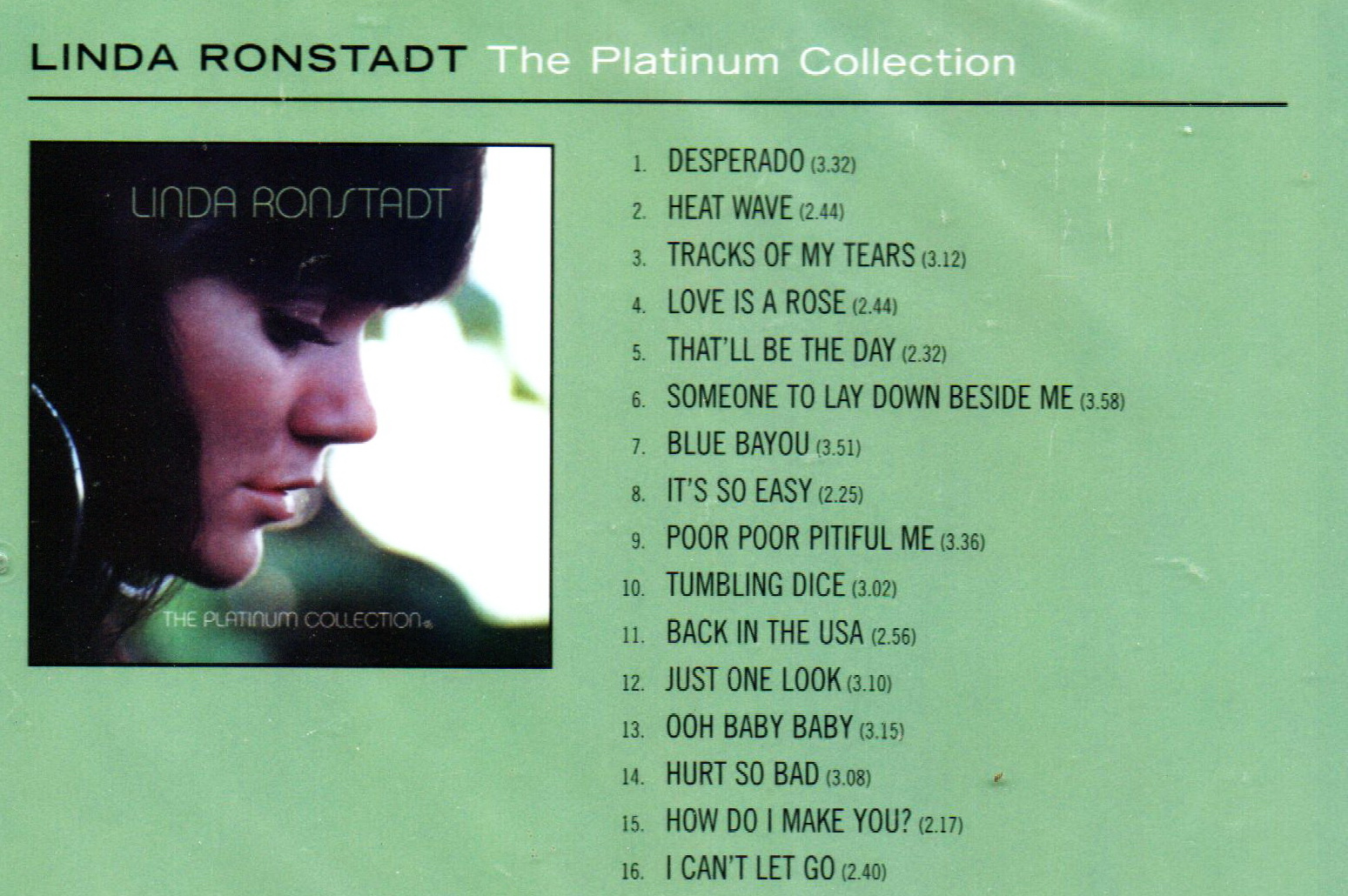CD,Linda Ronstadt - The Platinum Collection (2007)(UK)