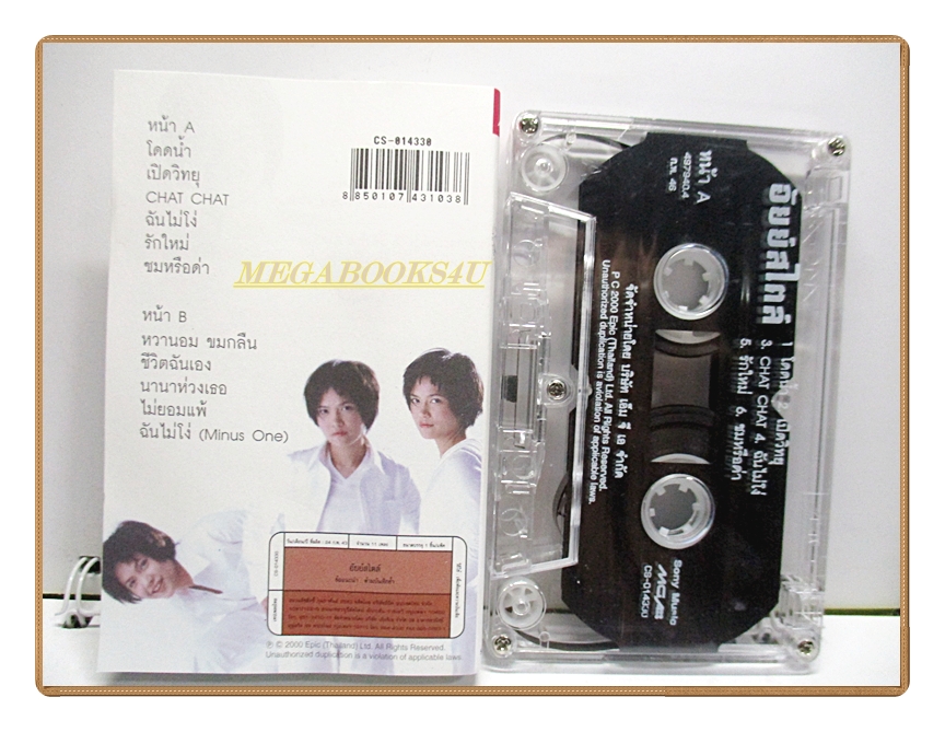 เทปเพลงไทยสากล อัยย์ พรรณี วีรานุกูล ชุด อัยย์สไตล์