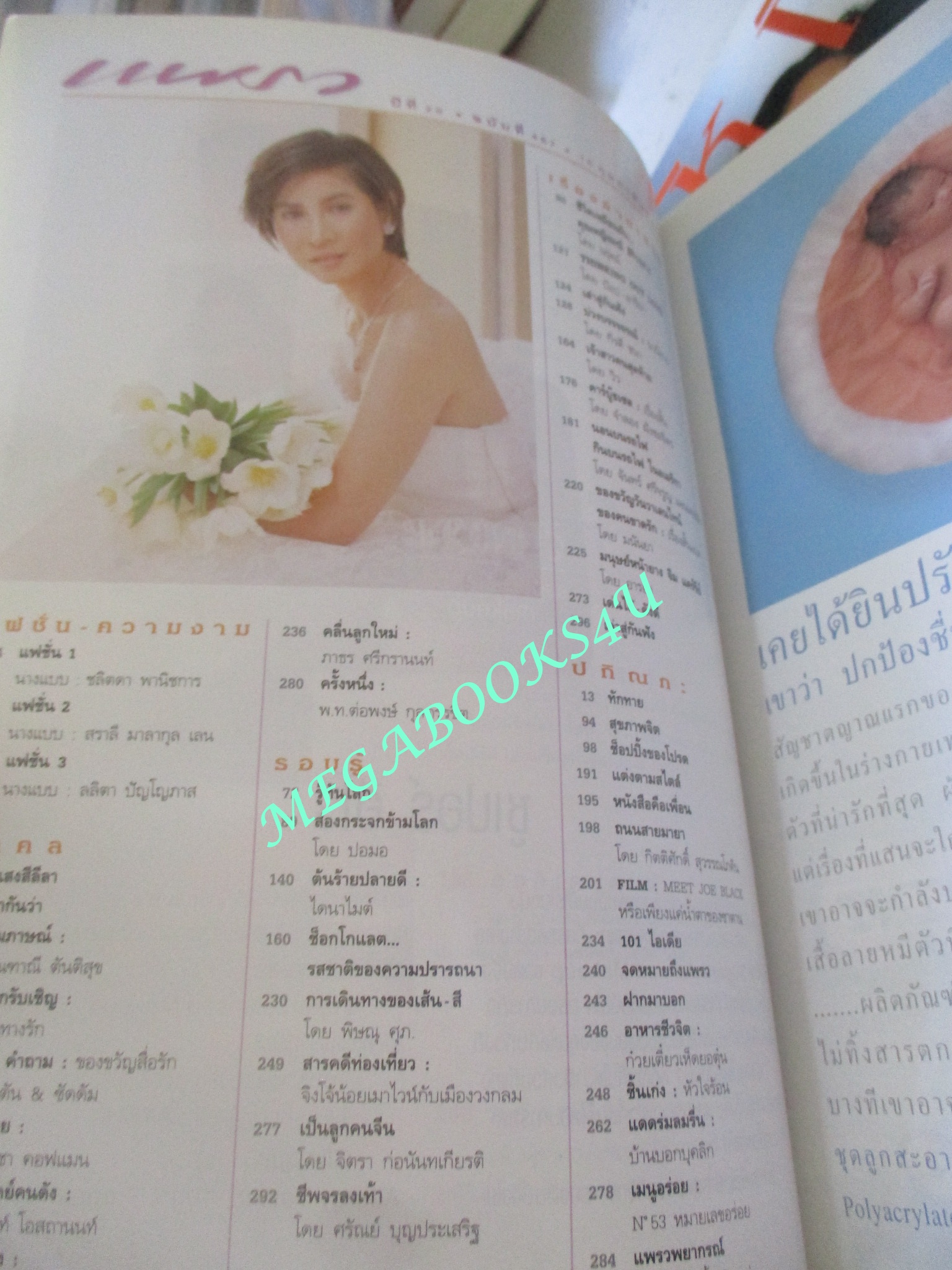 นิตยสารแพรว ฉบับที่467 กุมภาพันธ์ 2542 ปก หมิว ลลิตา ปัญโญภาส แฟชั่น สราลี มาลากุล แคน สภาพดี