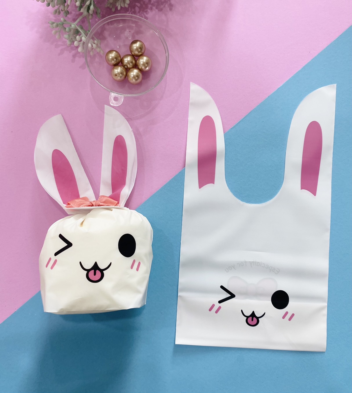 ราคาพิเศษ !! ผ้าขนหนูนาโนแพ็คถุงหูกระต่าย