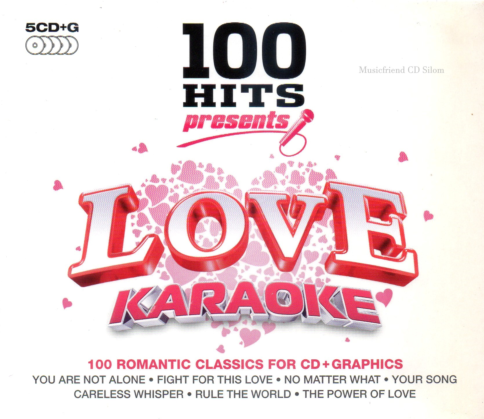 CD,100 Hits Presents Love Karaoke Romantic Classics For 5CD+Graphics (Various Artists)(2010)(UK)