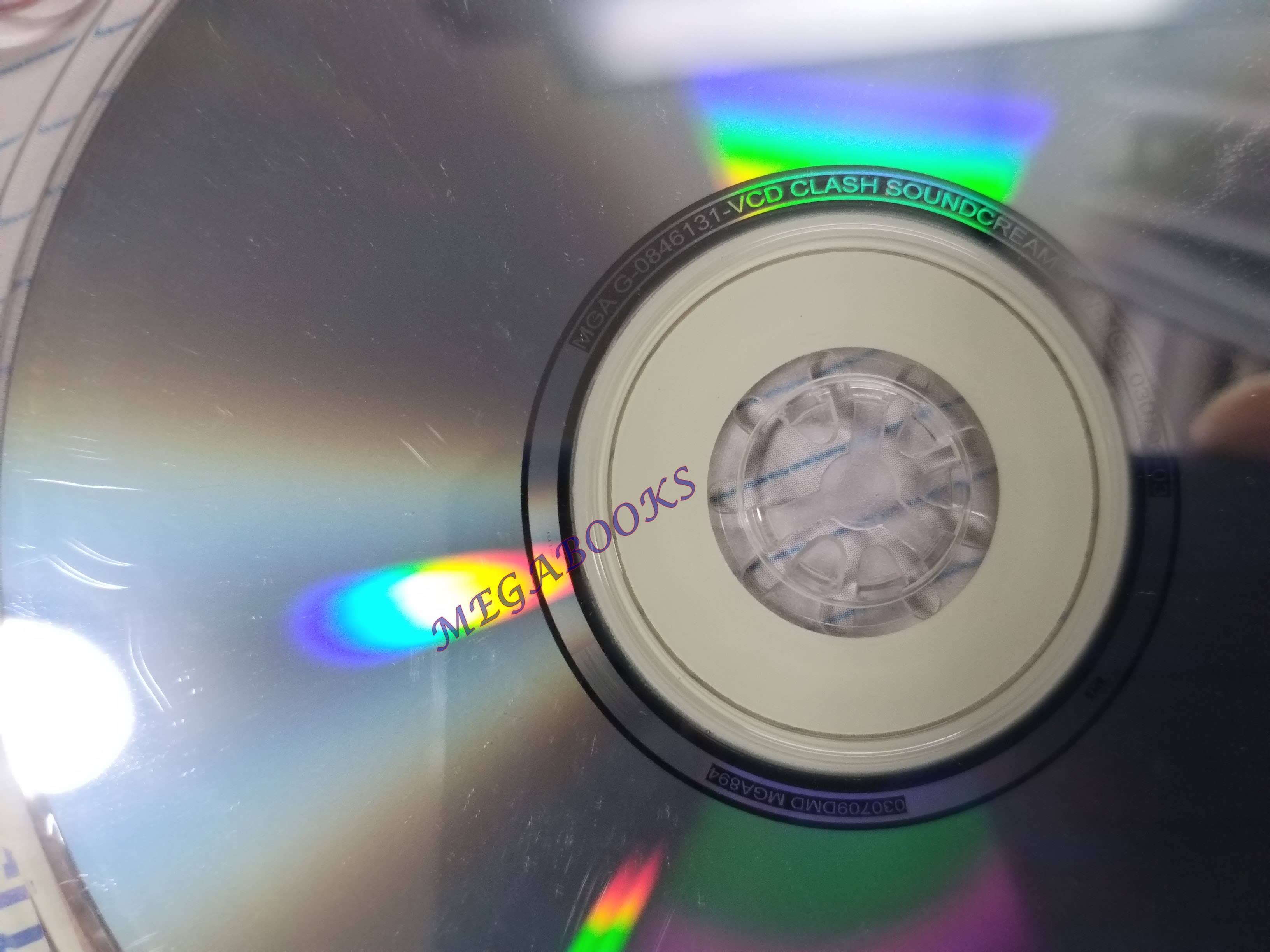 ซีดีเพลงไทยสากล CLASH แคลช อัลบั้ม ซาวน์ครีม SOUNDCREAM คาราโอเกะ /// ปกสวย แผ่นสวย (มีรอยขีดนิดนึง)