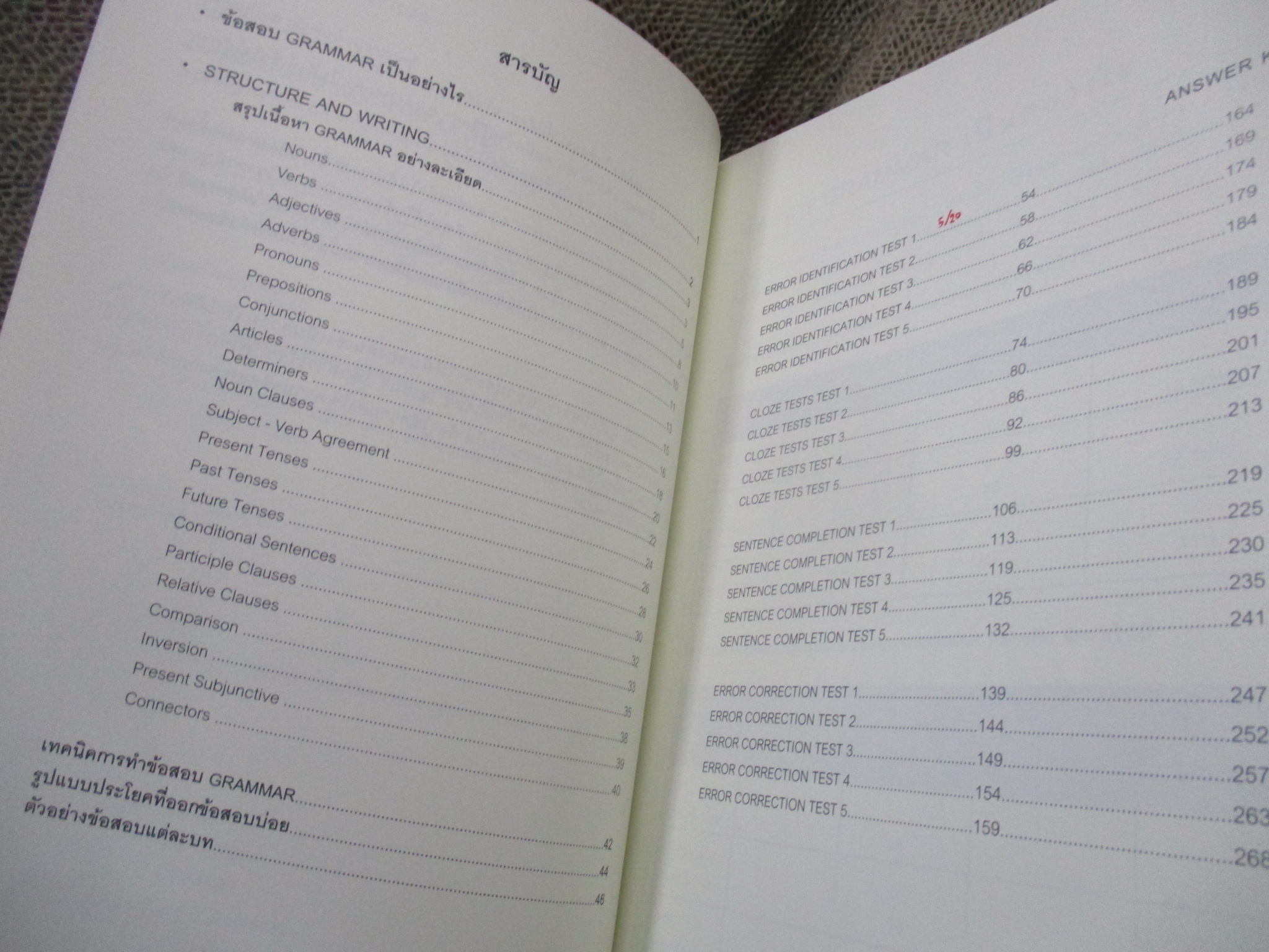 ตะลุยโจทย์ GRAMMAR TCAS ณัฐพนธ์ เมธาภาคย์ (MR. BUFF) / มีรอยขีดเขียน ประมาณ10หน้า/