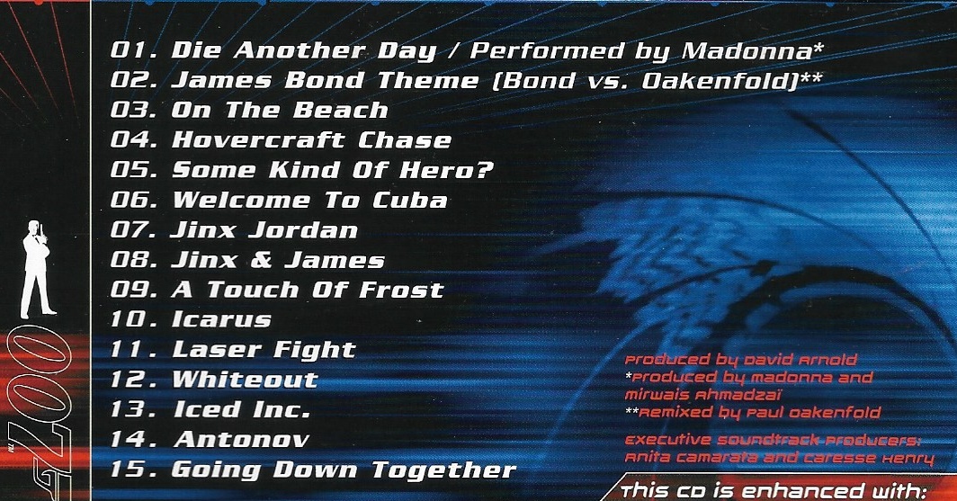 CD,James Bond 007 Die Another Day (David Arnold)(Madonna)(Soundtrack)(OST.)(2002)(Germany)