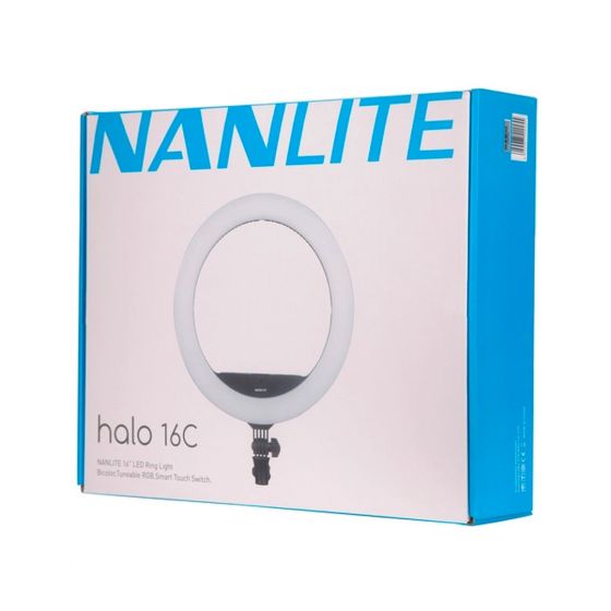 Nanlite Halo 16C Bi-Color Tunable RGBWW 16" LED Ring Light