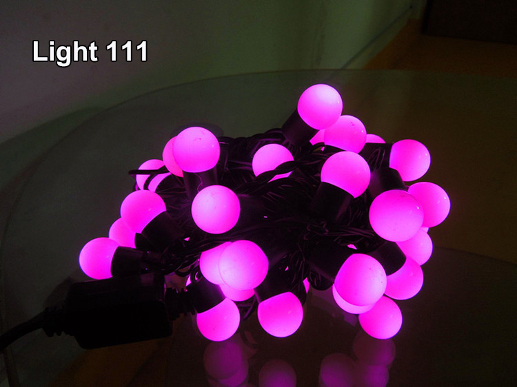 ไฟเชอรี่ LED สีชมพู