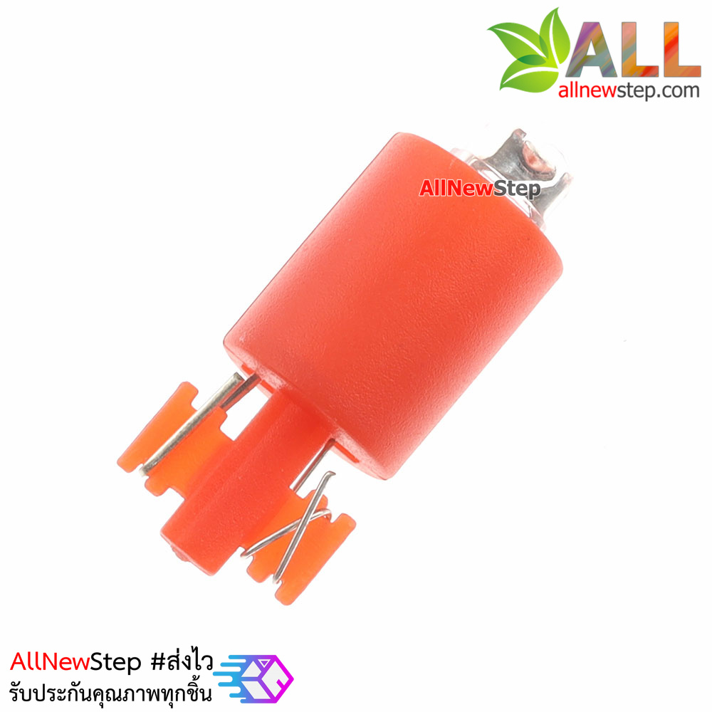 ปุ่มกดตู้เกม สวิตช์กดติดปล่อยดับขนาดใหญ่ 100mm พร้อมไฟ LED สีแดง