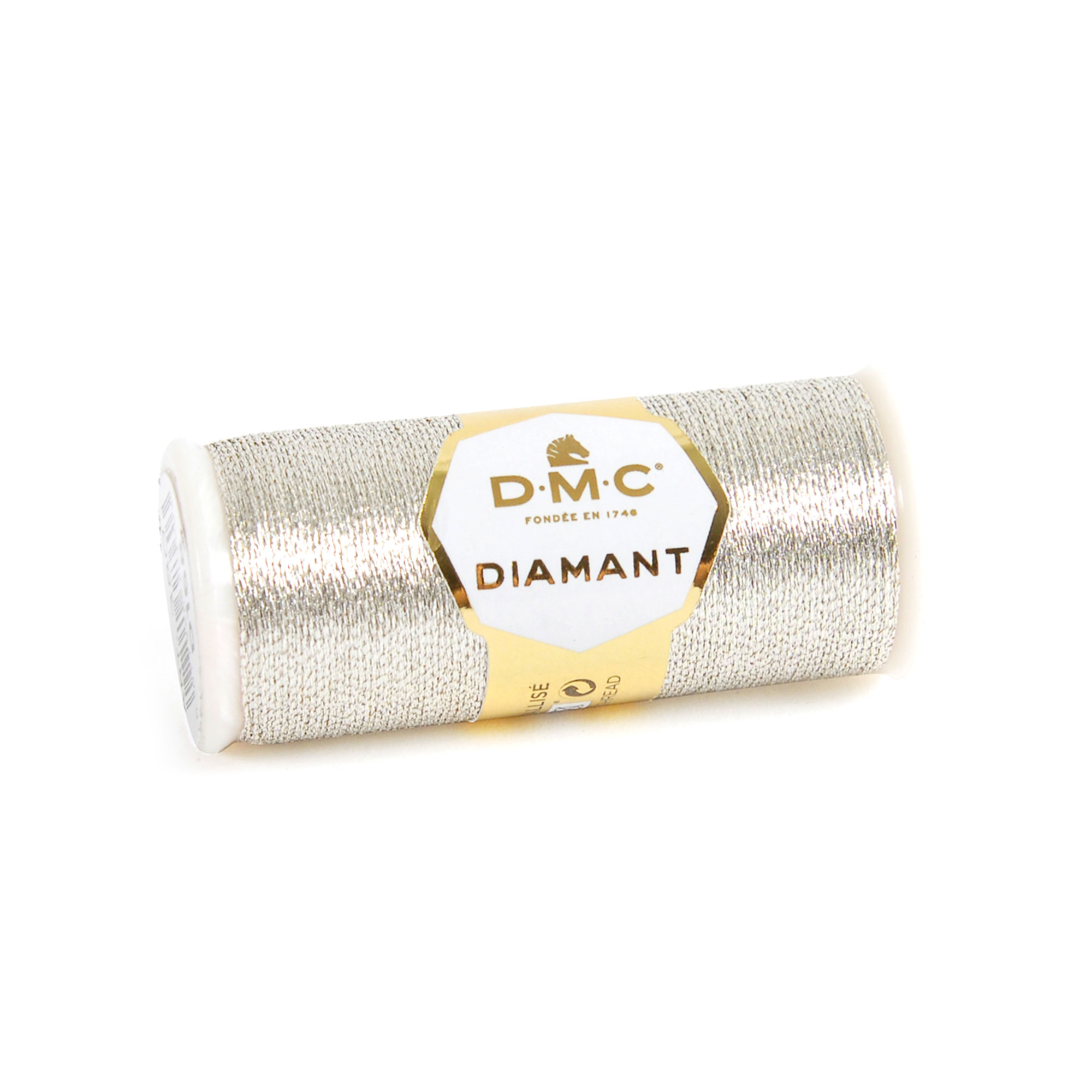 DMC Diamant ดิ้นสีเงิน