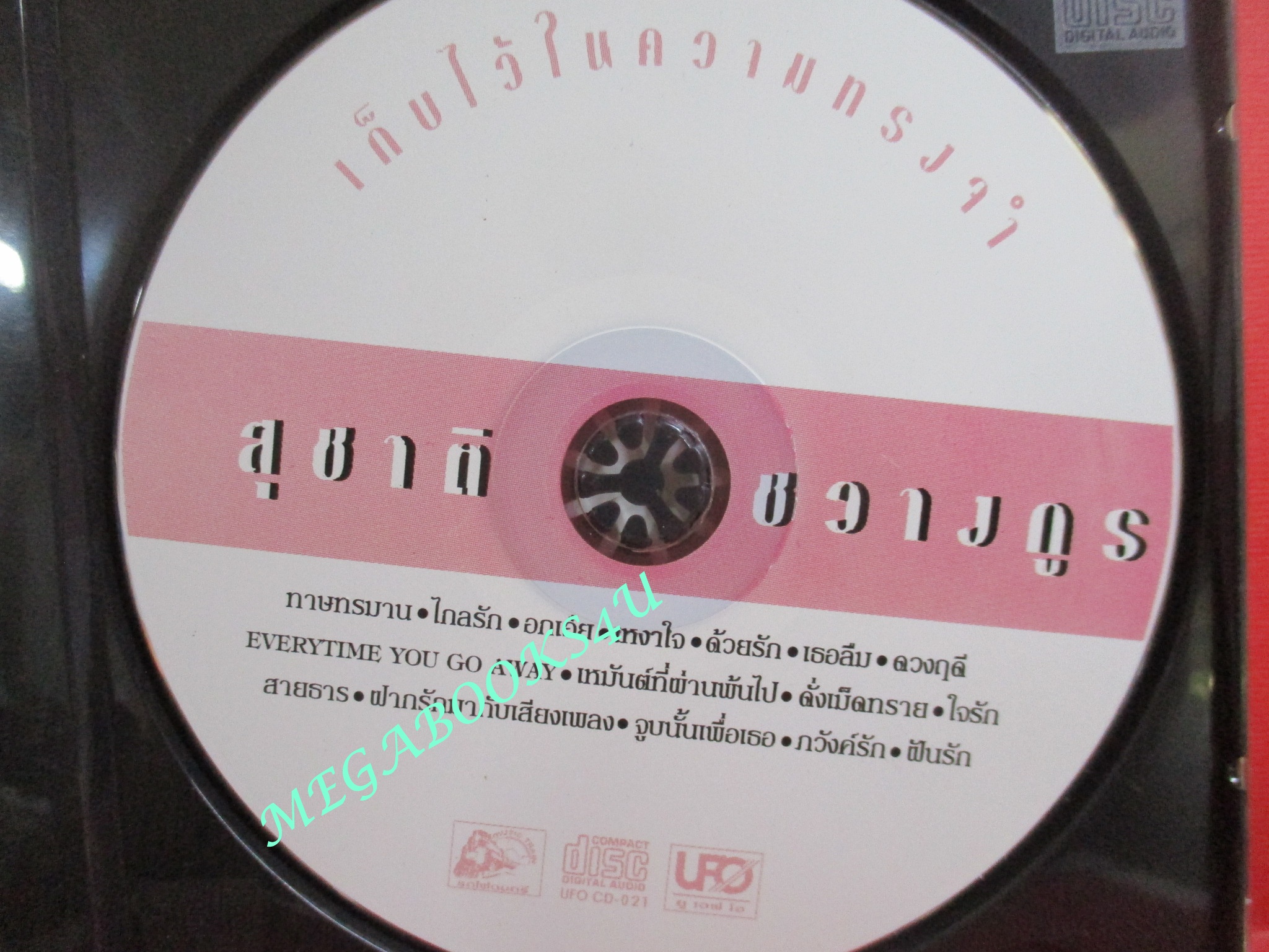 ซีดีเพลงไทยสากล สุชาติ ชวางกูร อัลบั้ม รวมฮิต (เก็บไว้ในความทรงจำ) // ปก และ แผ่นมีรอยเล็กน้อย