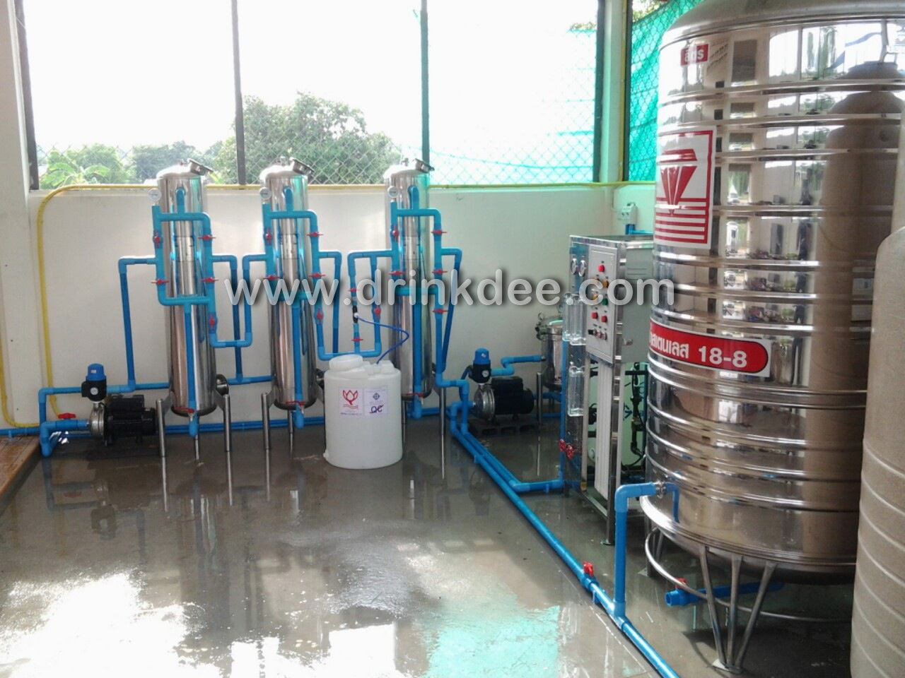 ชุดติดตั้งโรงานผลิตน้ำดื่ม 6,000 ลิตร/วัน (ทั้งระบบ)