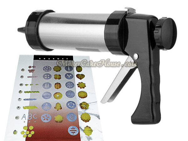 กระบอกกดคุกกี้ และแต่งหน้าเค้ก สแตนเลสคุณภาพดี