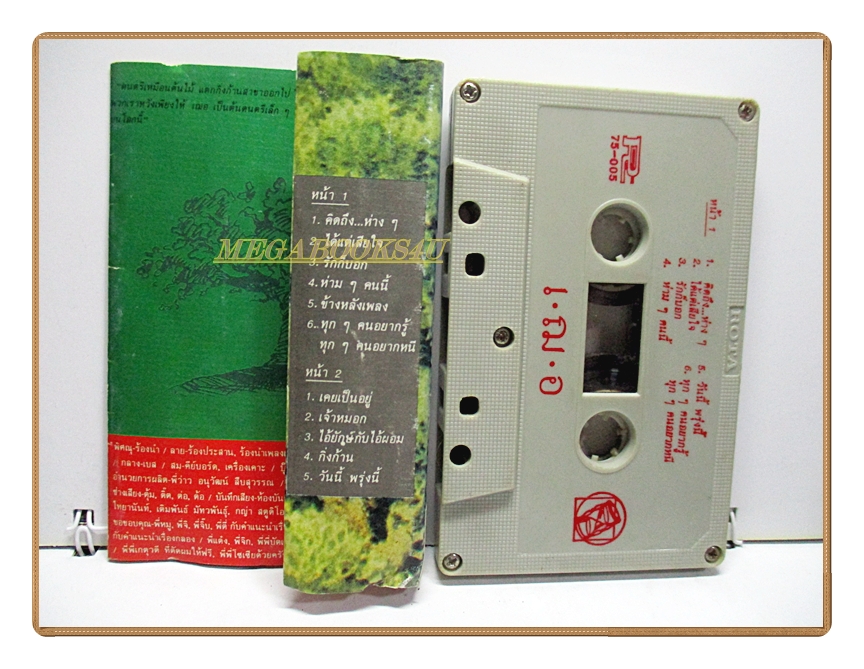 เทปเพลงไทยสากล เฌอ ต้นดนตรี พ.ศ. 2530