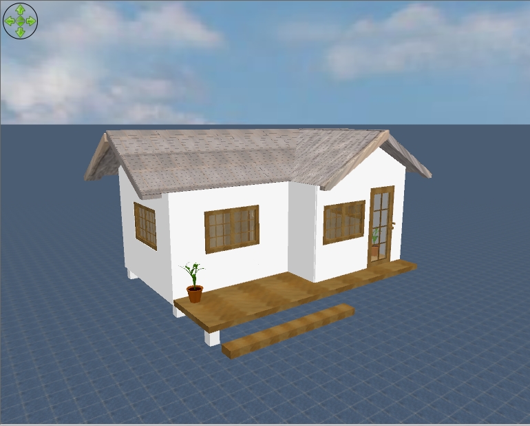 บ้านน็อกดาวน์โครงสร้างเหล็ก ขนาด พื้นที่ใช้สอย ภายในบ้าน 21 ตาราง เมตร 1ห้องนอน 1ห้องโถง 1ห้องรับแขก