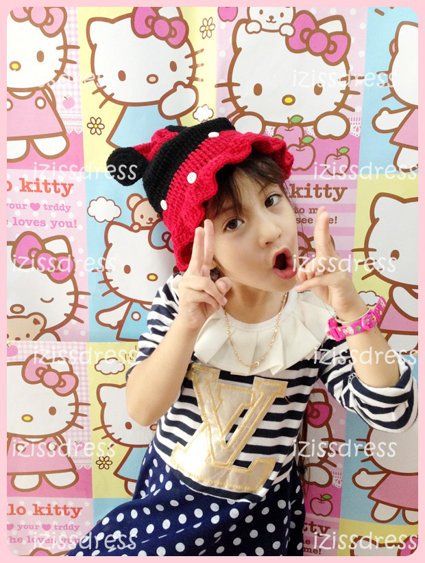 ***พร้อมส่ง***หมวกไหมพรมมินนี่ minie มีระบาย เหมาะสำหรับเด็กอายุตั้งแต่แรกเกิด-5 ปีค่ะ