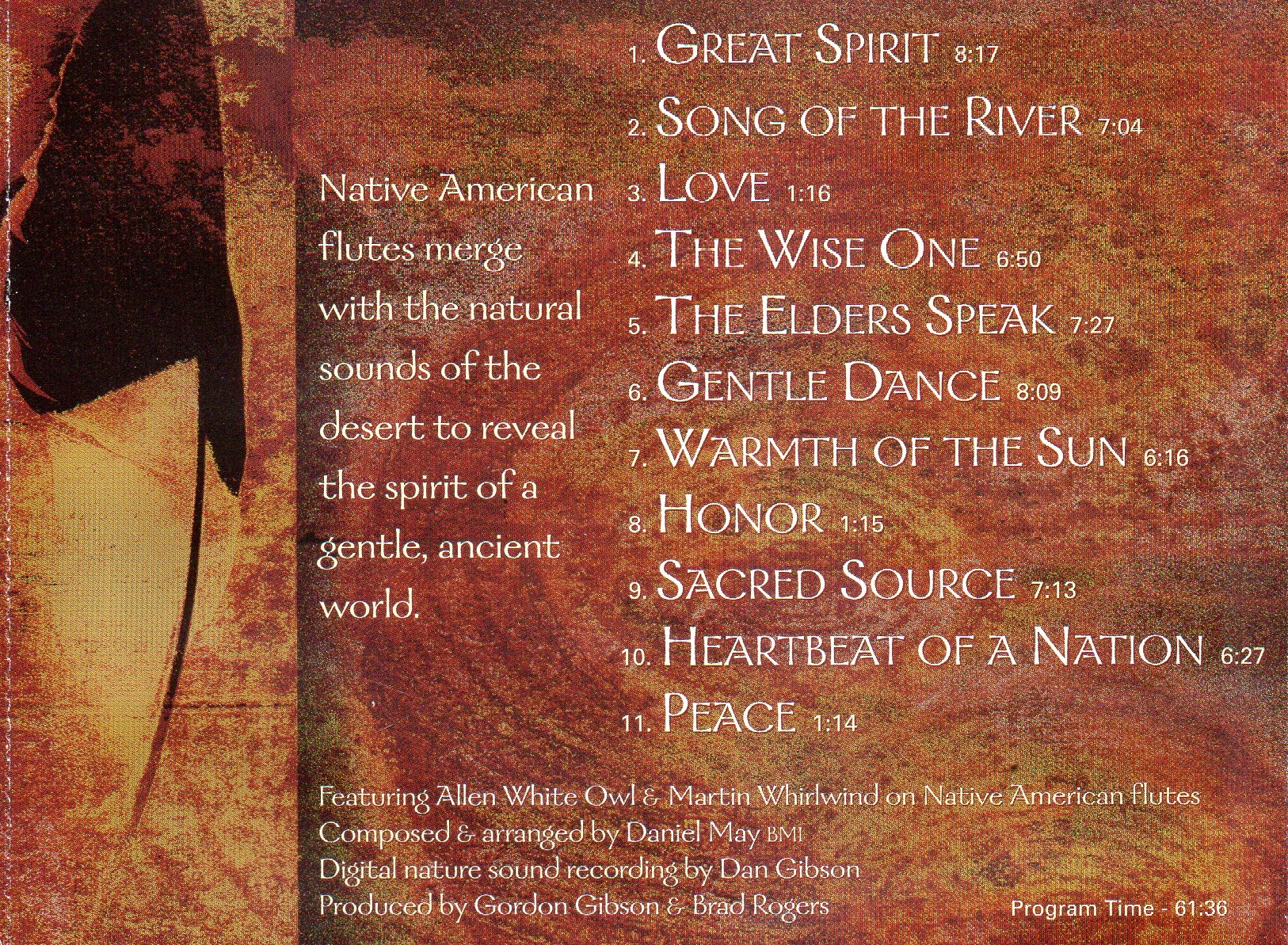 CD,Dan Gibson & Daniel May - Solitudes Native Spirit Gentle World (instrumental)(2003)(Canada)