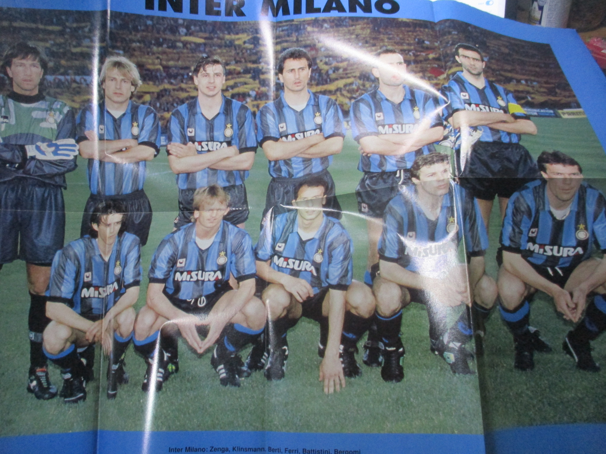 SUPER POSTER โปสเตอร์ขนาดใหญ่ของทีมฟุตบอล อินเตอร์มิลาน ---สตาร์ซอคเกอร์