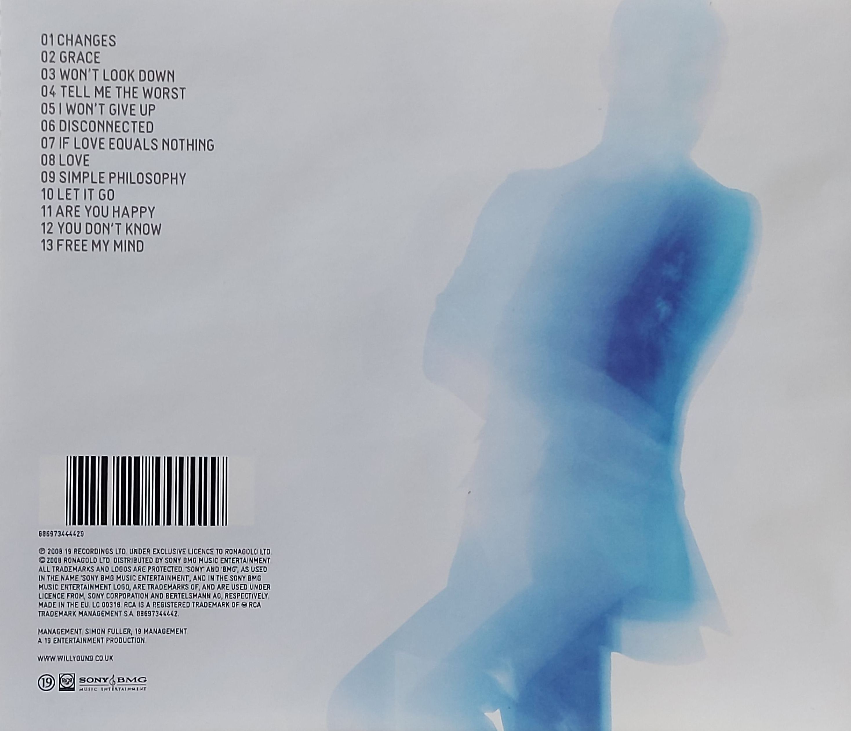 Used CD,Will Young - Let It Go (C)(2008)(EU)