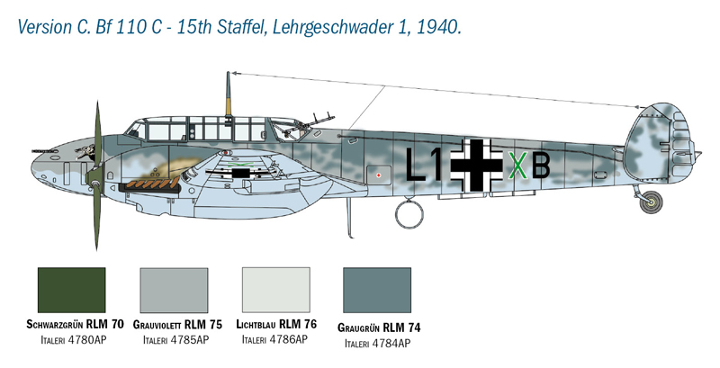 1/48 Bf 110 C/D