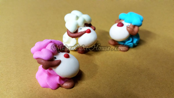 ตุ๊กตาไอซิ่งรูปแกะ ( 20 ชิ้น )