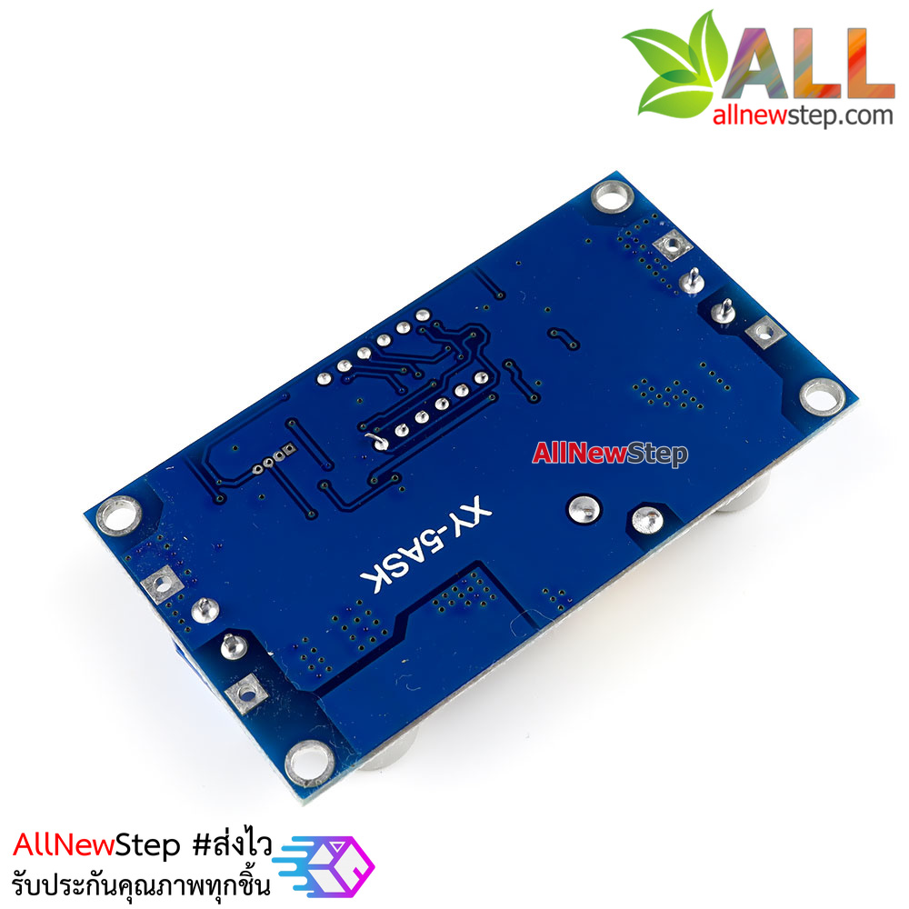 XL4015 โมดูลแปลงไฟ step down 5-36V เป็น 1-32V กระแสสูงสุด 5A ควบคุมด้วยระบบดิจิตอลพร้อมไฟ LED แสดงค่าแรงดันไฟฟ้า