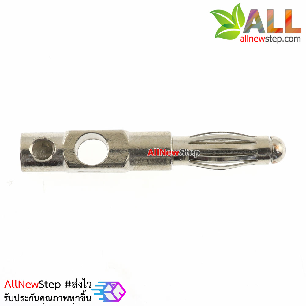 banana plug 4mm แจ๊กกล้วย banana jack 4mm ตัวผู้ สีดำ