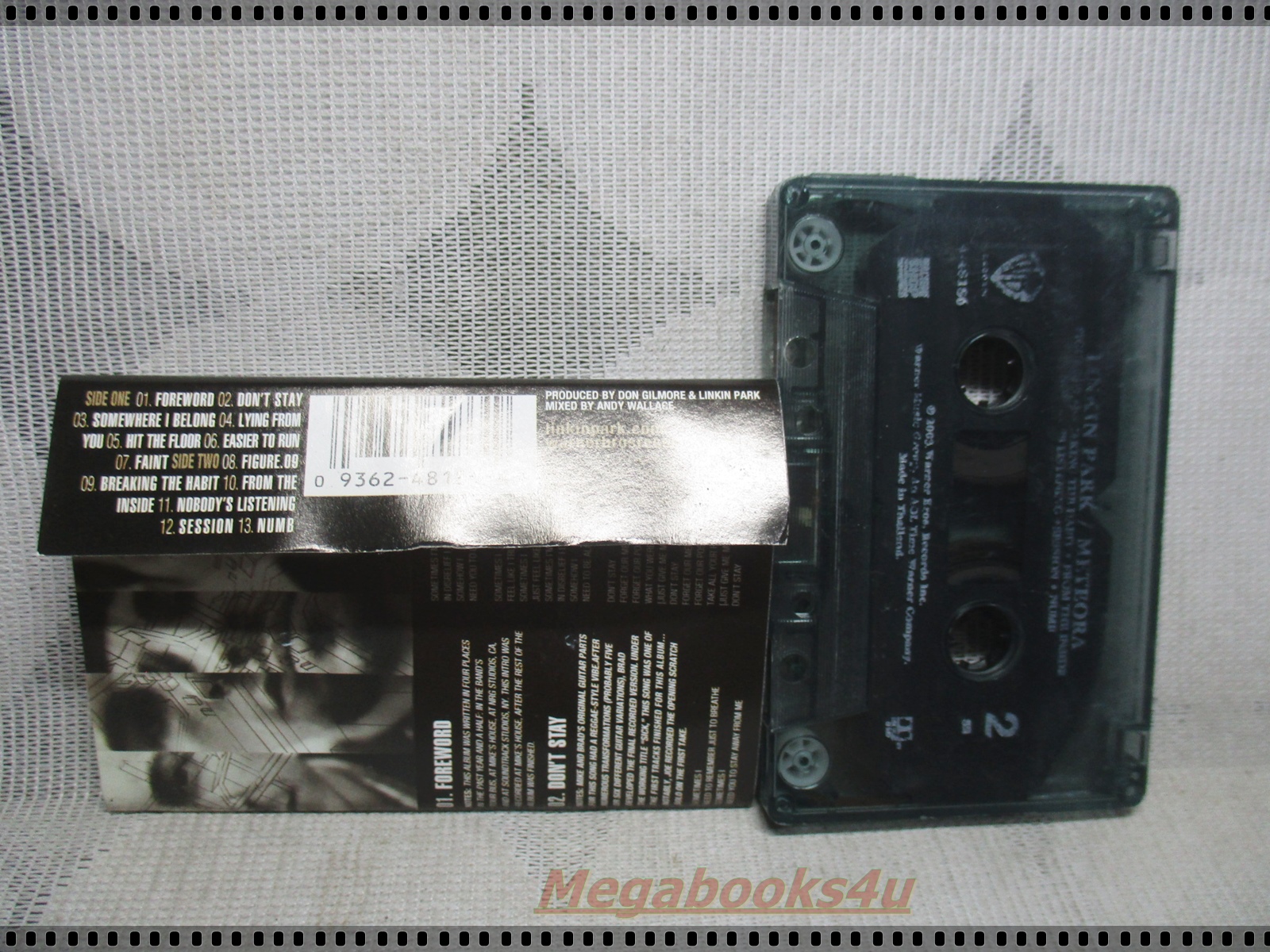 ขายเทปเพลงสากลเก่า LINKIN PARK-METEORA