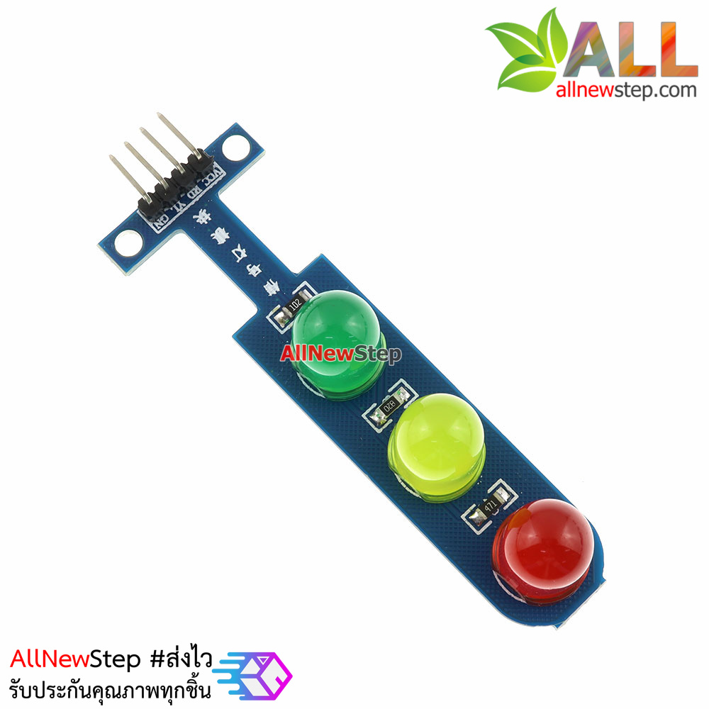 LED Module 3 traffic light หลอดไฟ LED ขนาดใหญ่ 10mm 3 สี แบบไฟจราจร