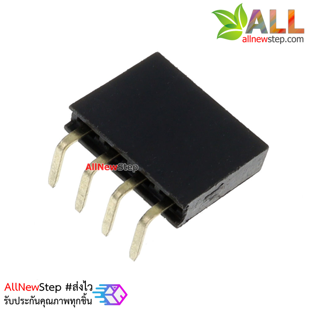 1x4 Pin 2.54mm Pin 90 degree Female Pin Header Connector