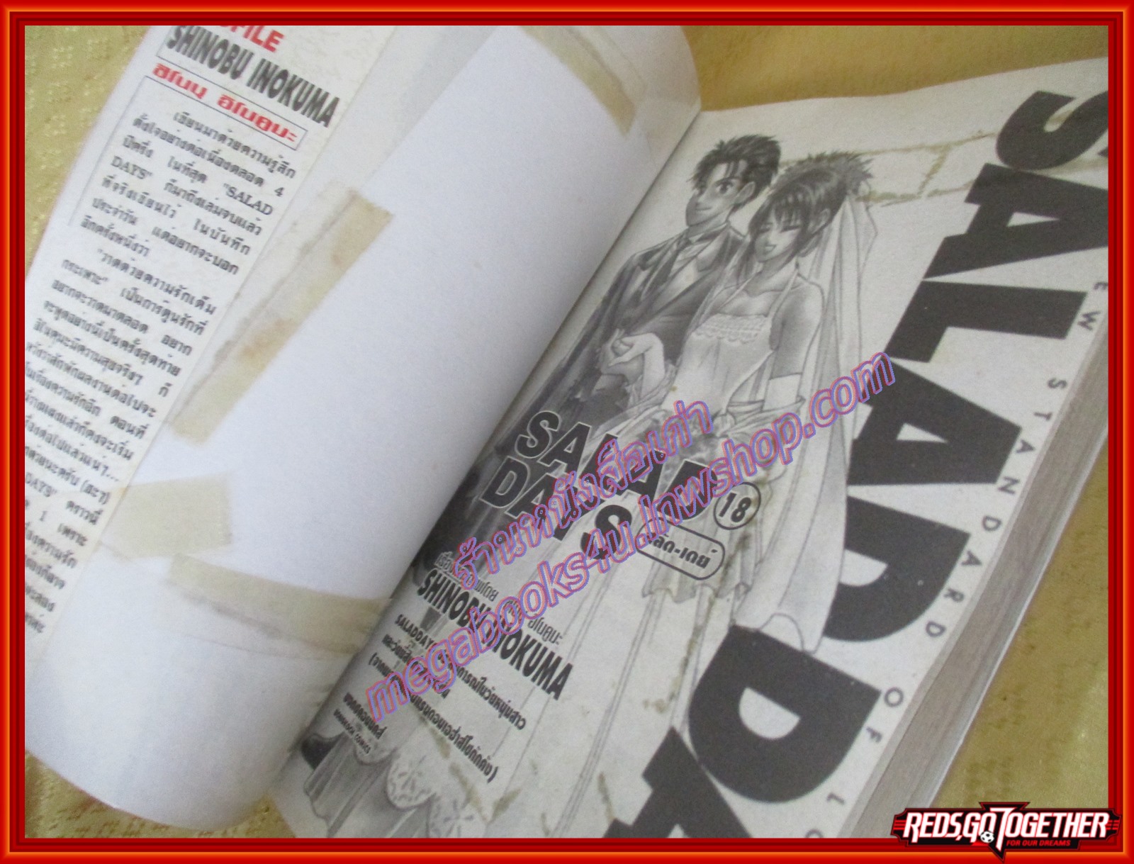 การ์ตูนเช่า สลัด-เดย์ SALAD DAYS ครบชุด18เล่มจบ สนพ.บงกช ห่อปกติดเทป เล่ม1-7 ติดแม็กซ์