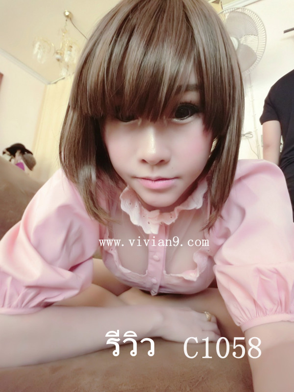 C1058 วิกผมสั้น หน้าม้าตรง ทรงน่ารักมากคะ