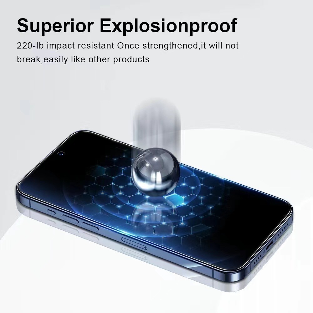 (ติดง่าย) ฟิล์มกระจก กันมอง พร้อมกรอบช่วยติด ใช้สำหรับ iPhone 15 Pro Max 15 Plus 14 Pro 13 Pro 12 Pro 11 Xs Max ใบกำกับภาษี