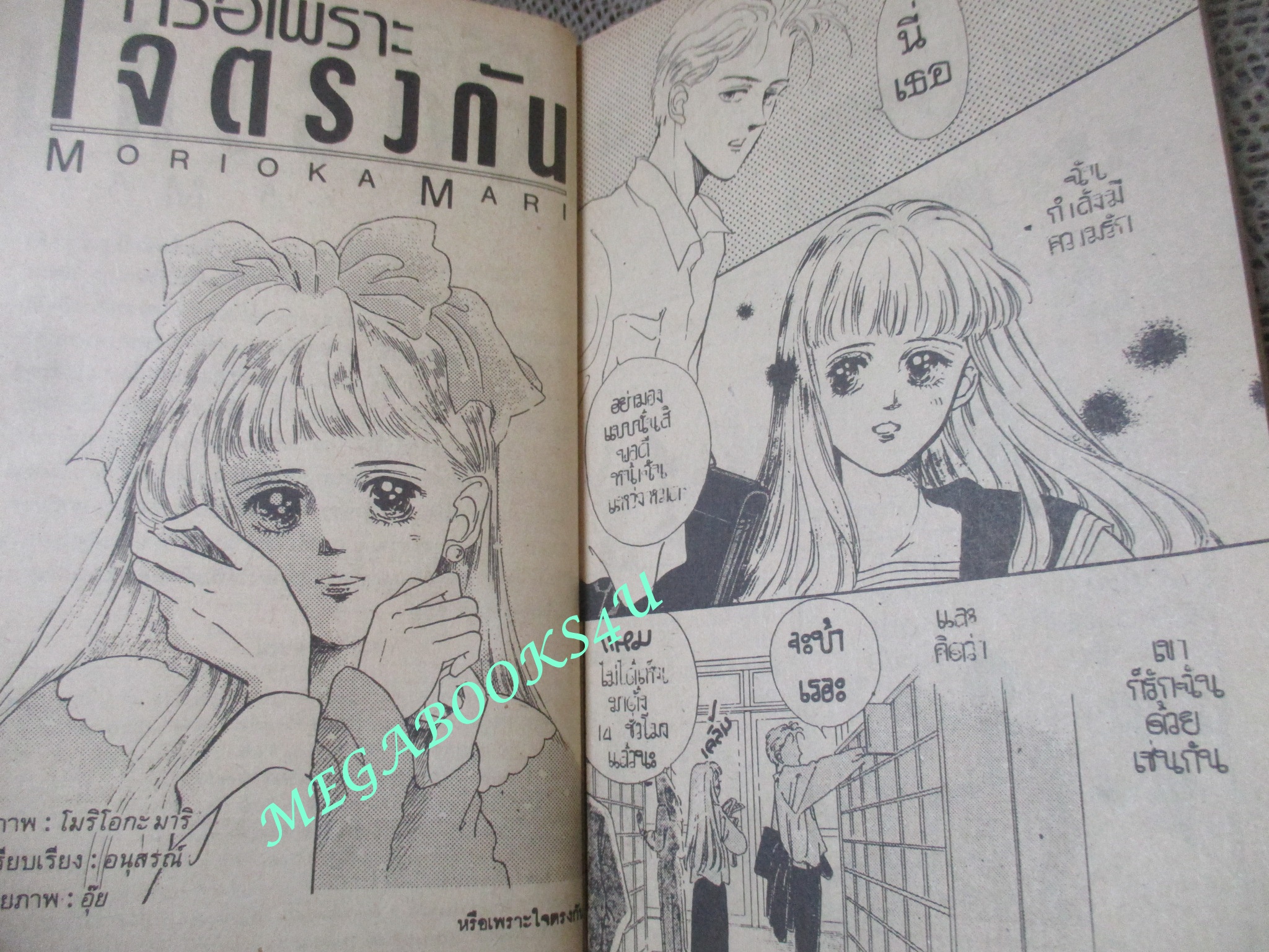 หรือเพราะใจตรงกัน / Morioka Mari / เล่มเดียวจบ / สยามฯ /