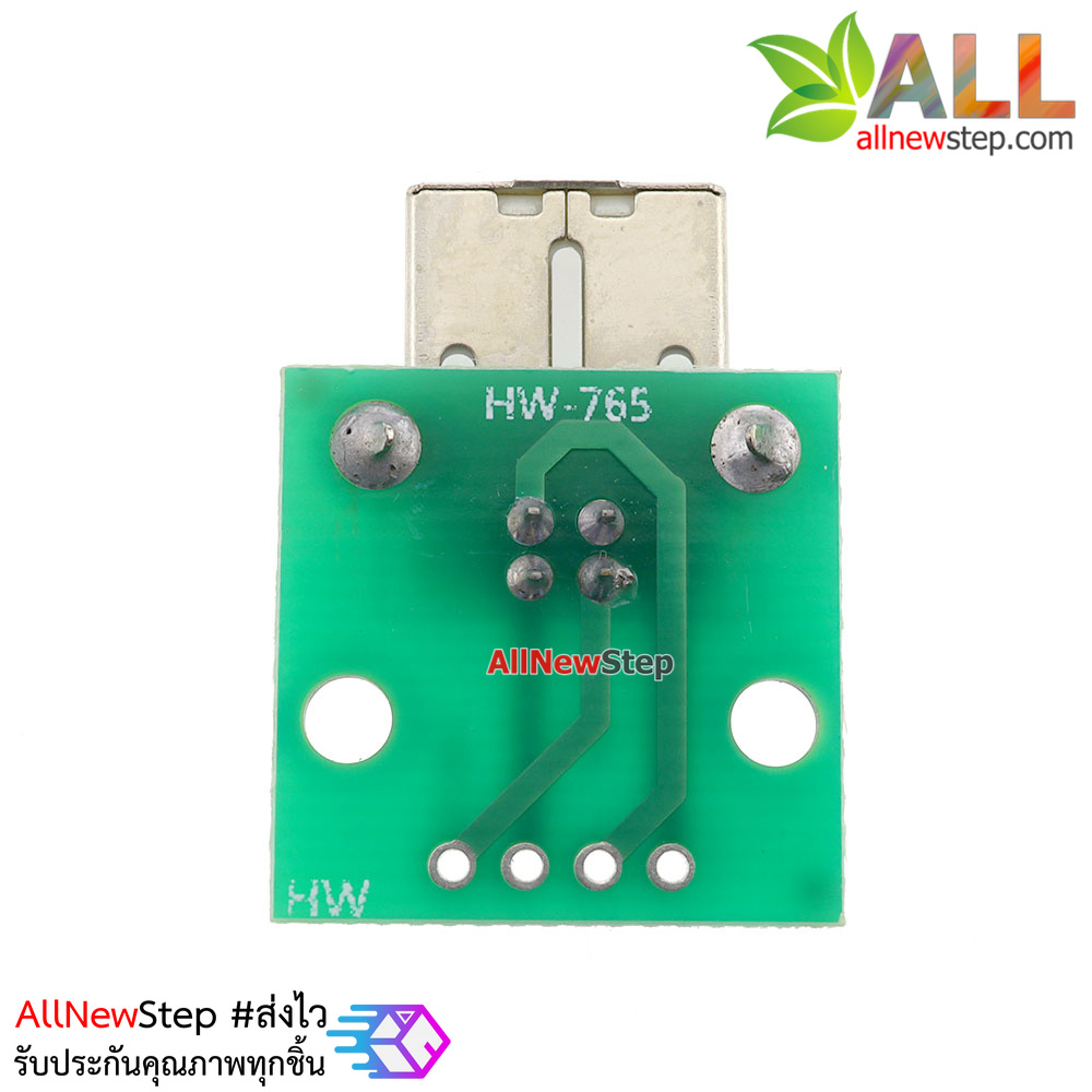 USB Type B Breakout บอร์ดแยกขา USB Type B สำหรับทดลอง