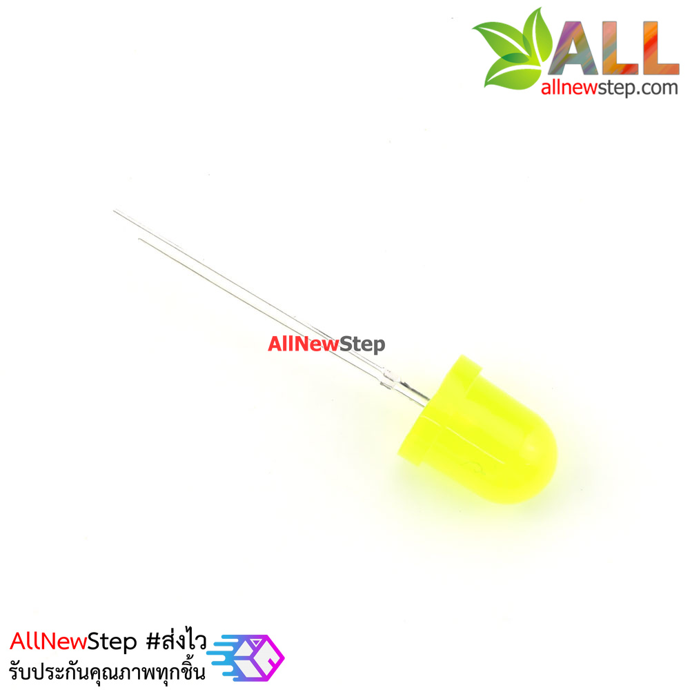 LED สีเหลือง ขนาด 8mm led 8 mm