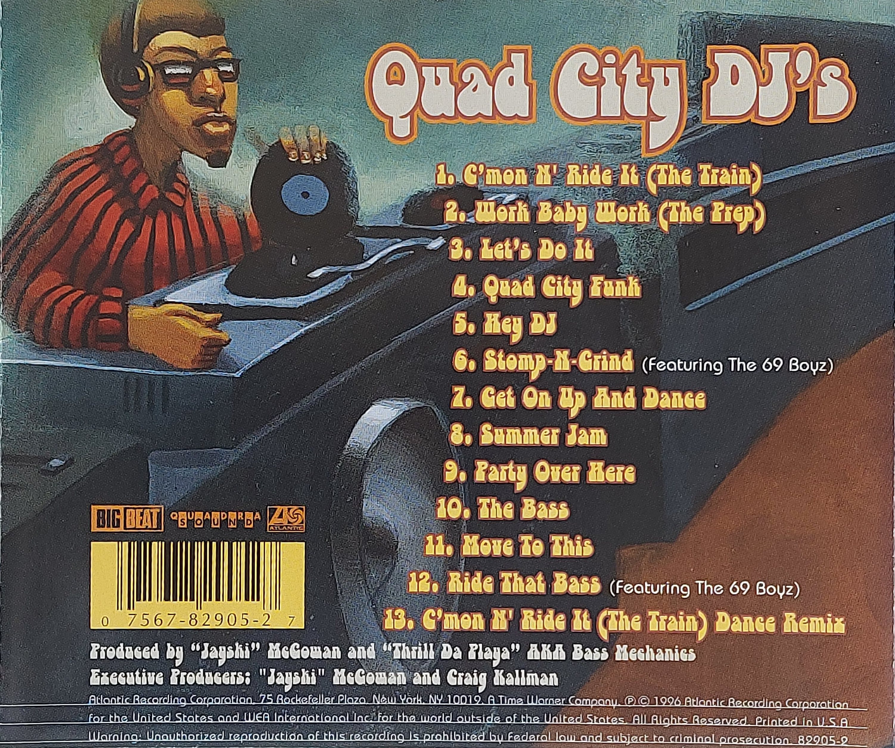 Used CD,Quad City DJ's - Get On Up and Dance (C)(1996)(USA)