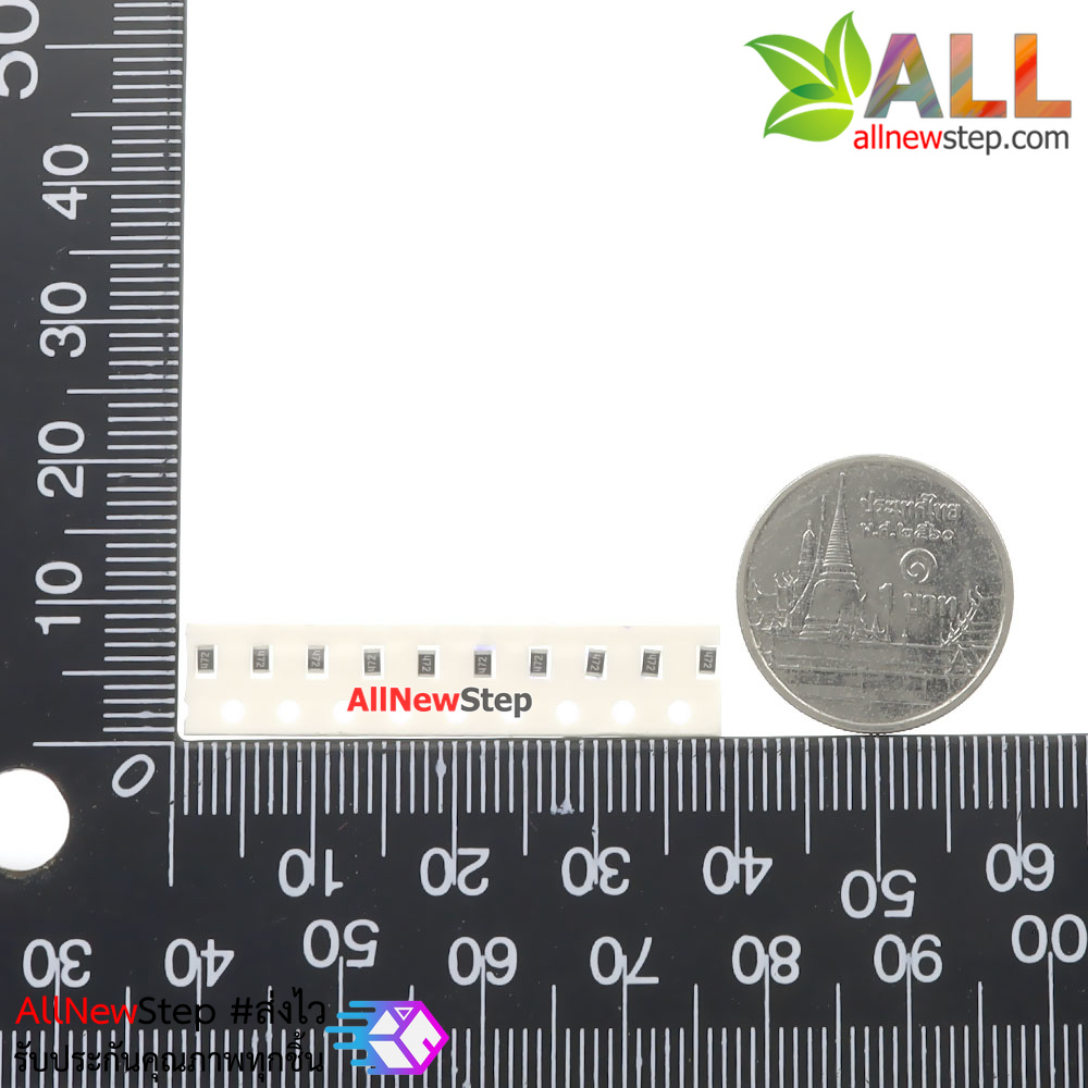 ตัวต้านทานแบบ SMD ค่า 4.7K resistor smd 4.7k จำนวน 10 ชิ้น