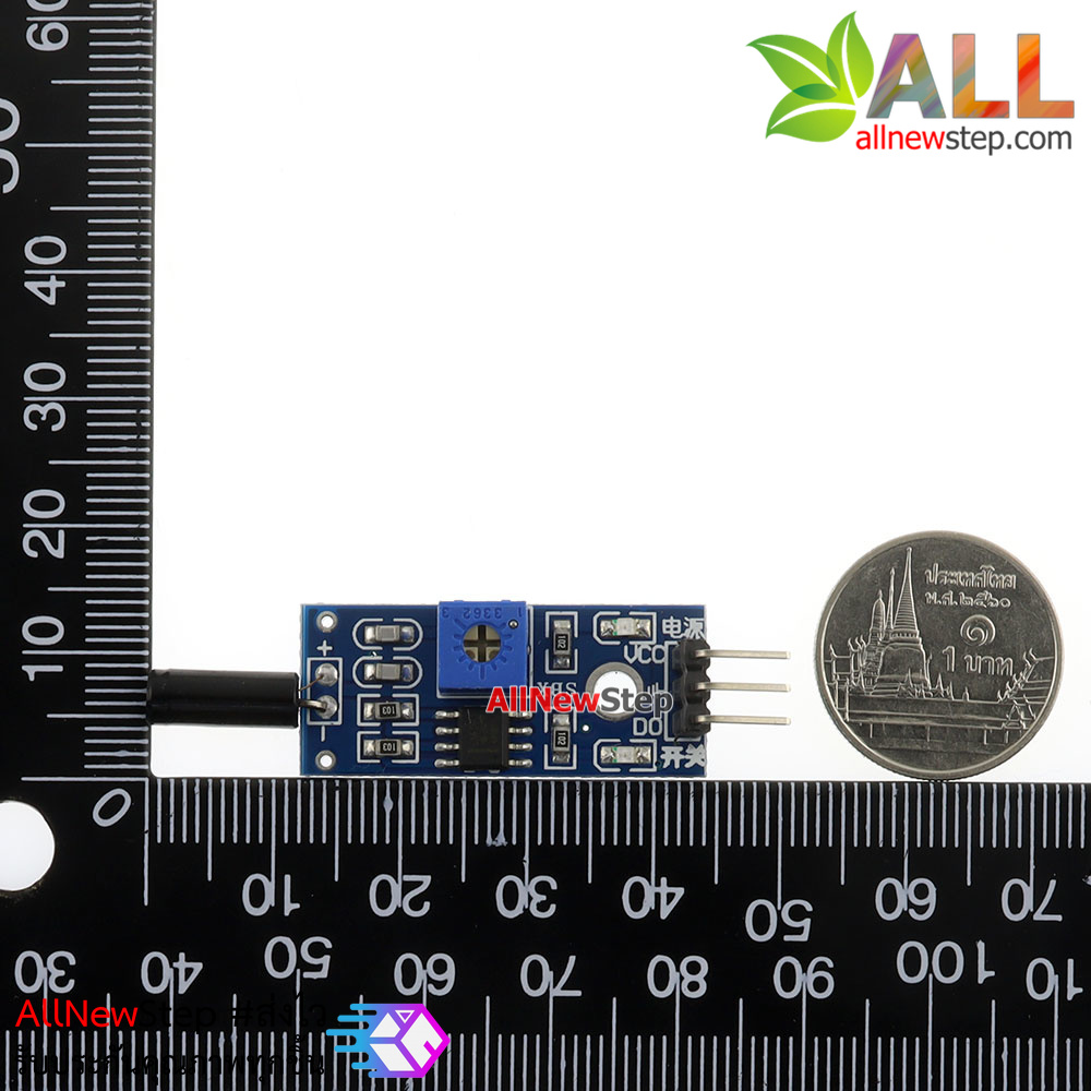 Vibration sensor module SW-1801P alarm high sensitivity vibration switch เซนเซอร์ตรวจจับการสั่น