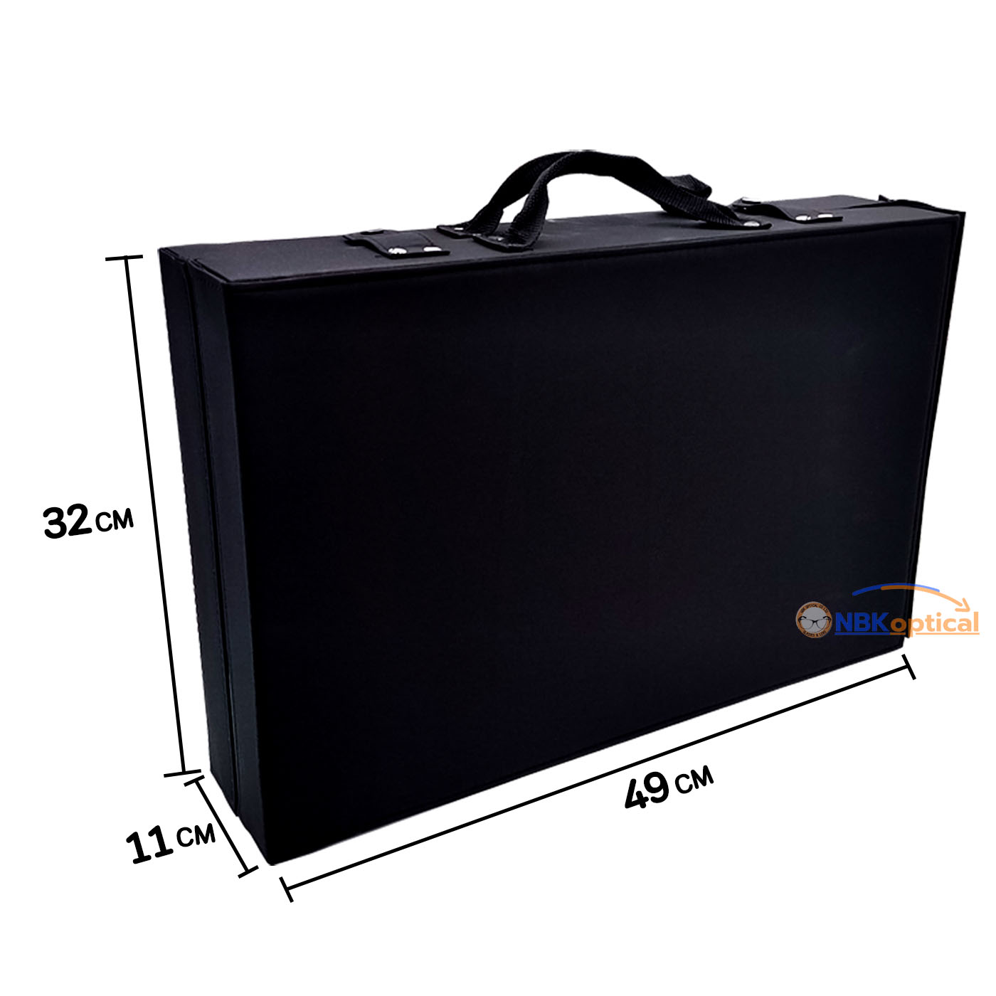 กระเป๋าใส่แว่นตา มีฝาใสปิด ล็อคกระดุมขนาดกะทัดรัด ใส่แว่นสายตาแว่นกันแดด ( 32 ช่อง )