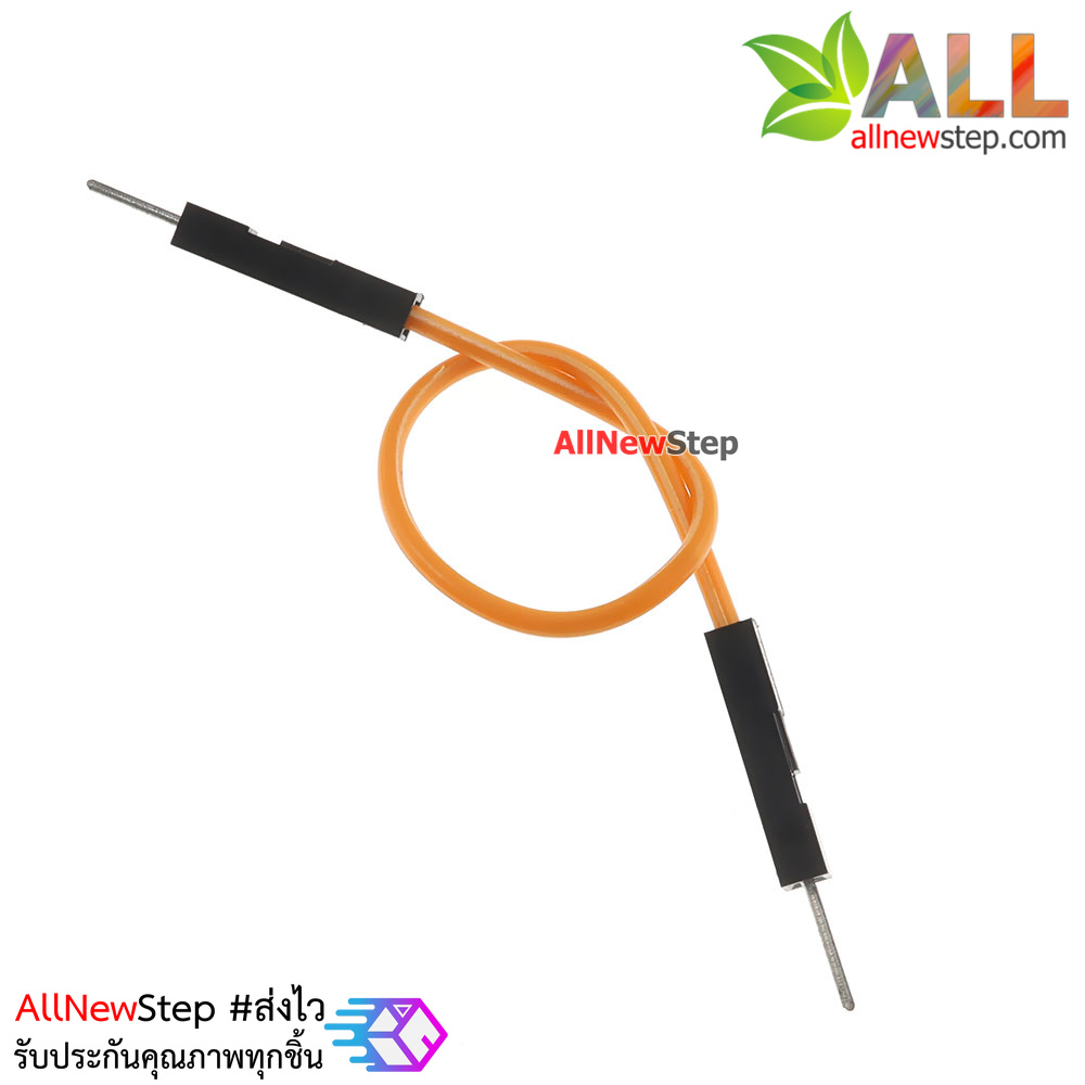 สายจัม ผู้-ผู้ Jump Wire (Female to Female) สายไฟ ยาว 10cm. คละสี จำนวน 1 เส้น