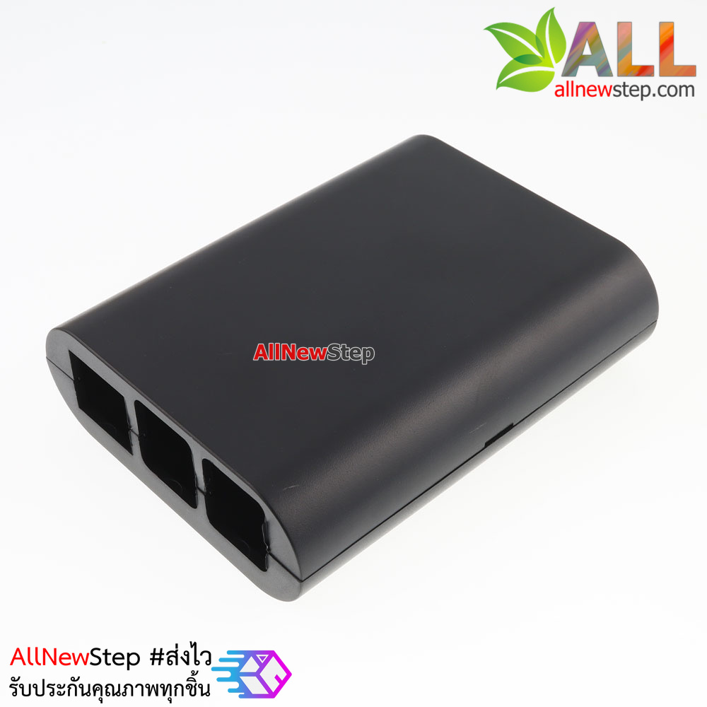 Raspberry Pi 2/3 shell case box black กล่อง เคส Raspberry Pi 2/3 สีดำ
