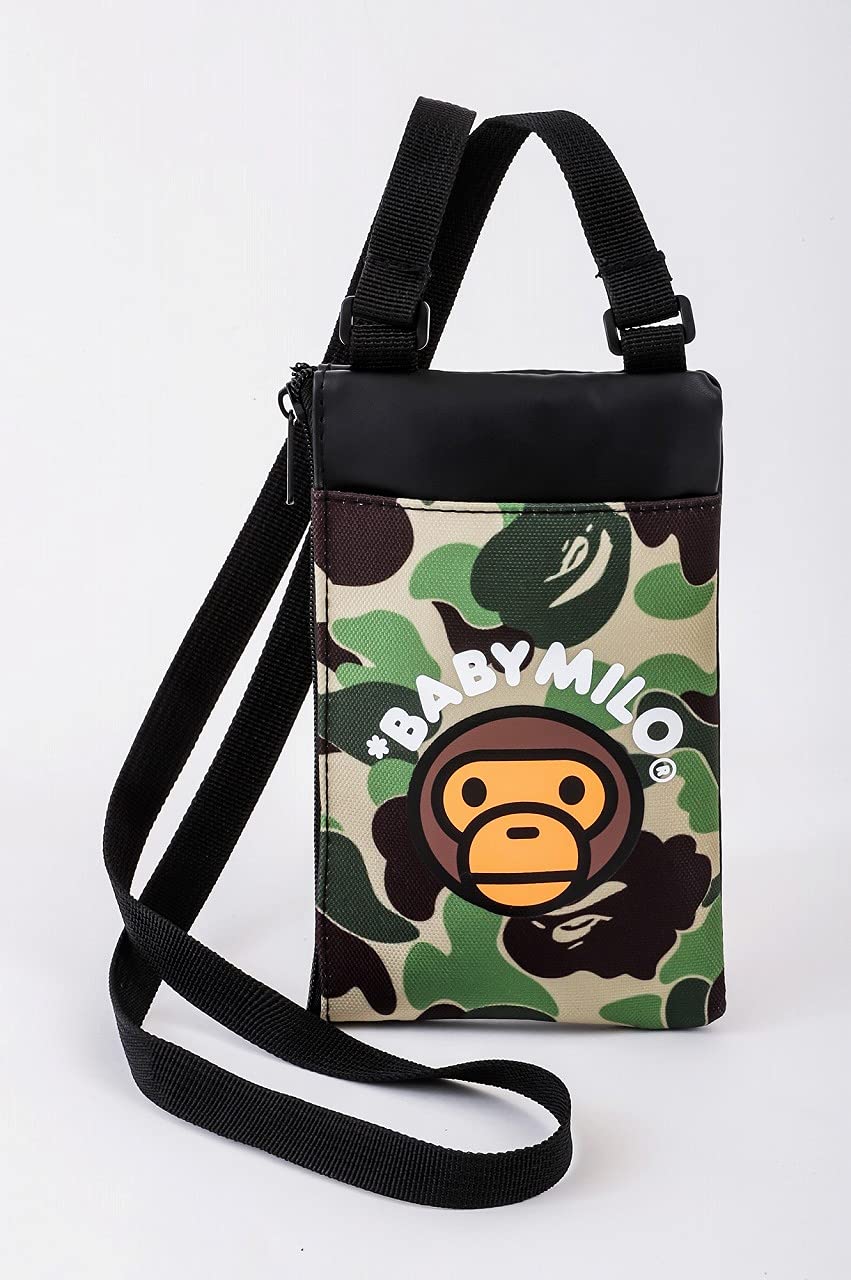 พร้อมส่ง BAPE KIDS® by *a bathing ape® 15th anniversary กระเป๋าใส่สมาร์ทโฟน มีสาย (เฉพาะกระเป๋าไม่มีตู๊กตา)