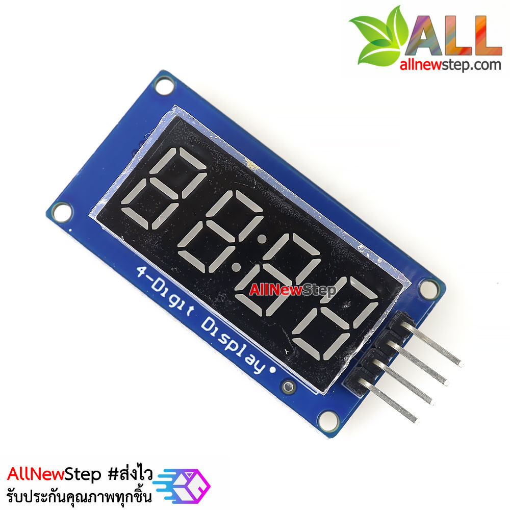 LED Time Clock Module For Arduino 0.36 นิ้ว TM1637 Driver โมดูลแสดงผลแบบนาฬิกา ตัวเลข 4 หลัก จอสีแดง