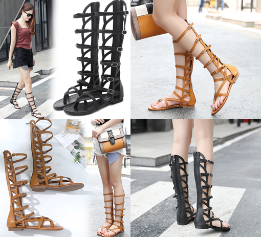 รองเท้า Galdiator สีน้ำตาล/ดำ ไซต์ 35-40