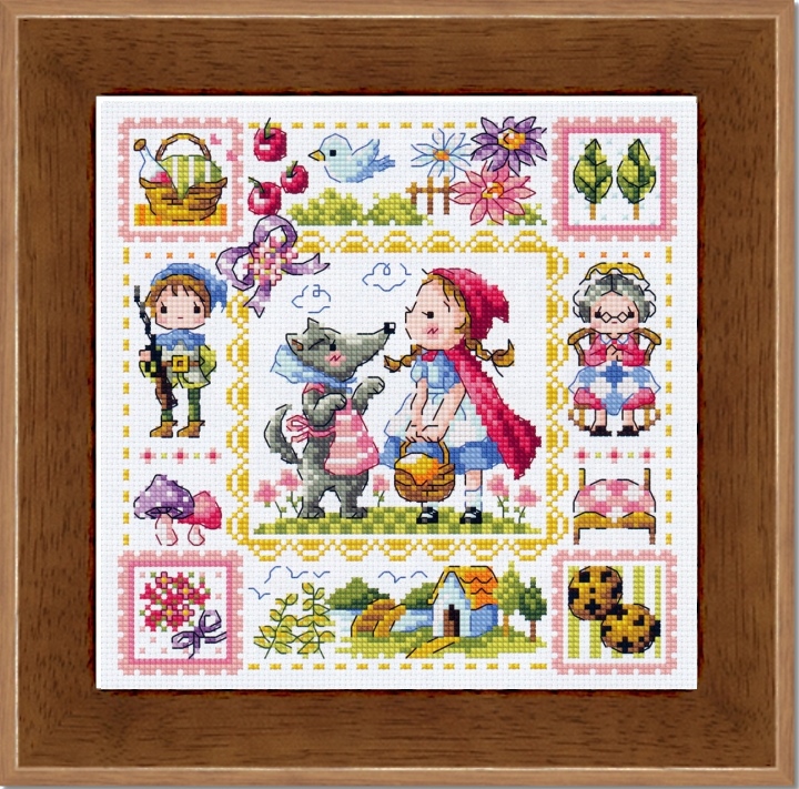 Soda ชุดปัก Little Red Riding Hood