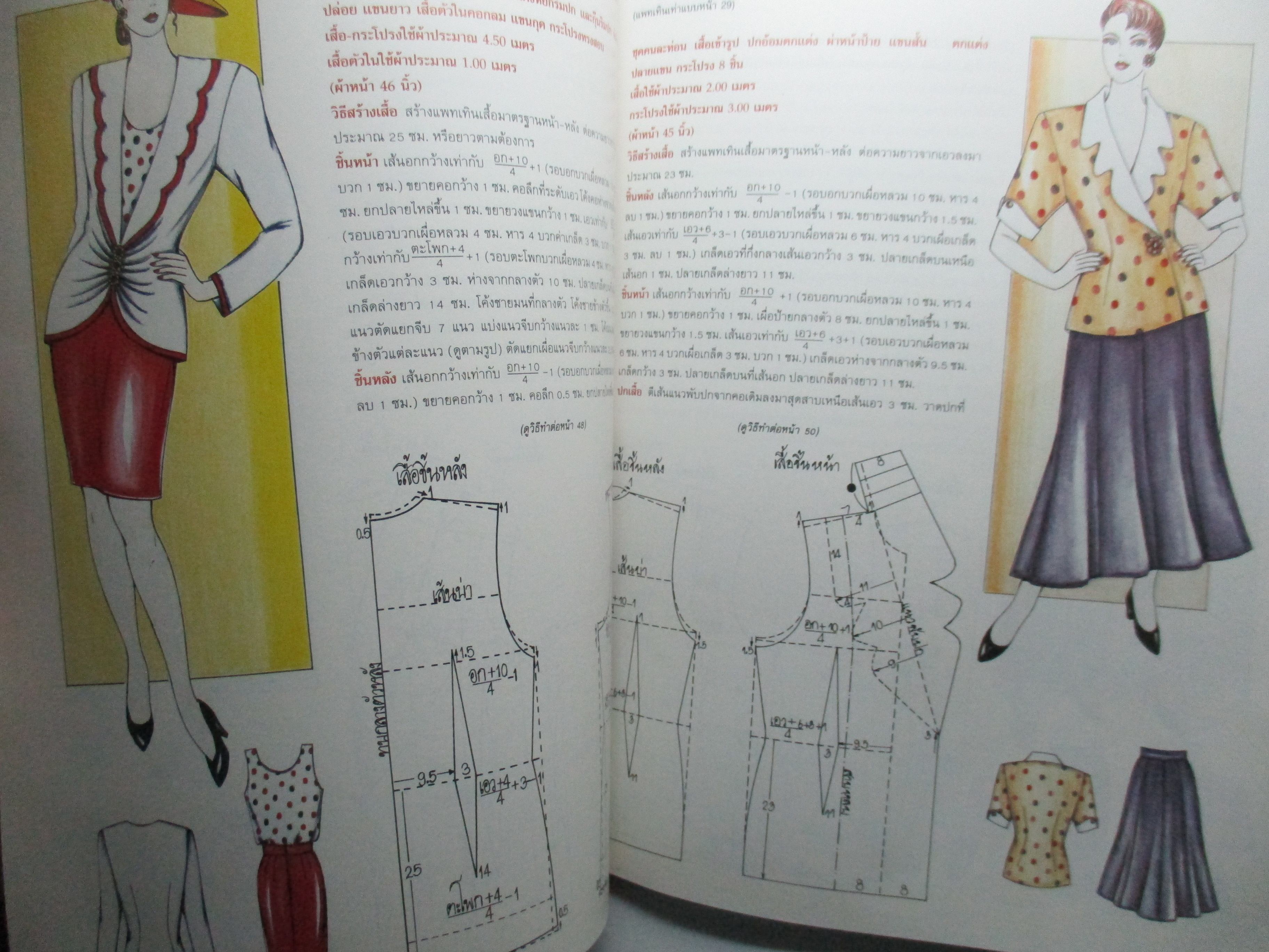 หนังสือ แฟชั่นดีไซน์ ฉบับพิเศษ แพทเทินคนอ้วน ปี2537